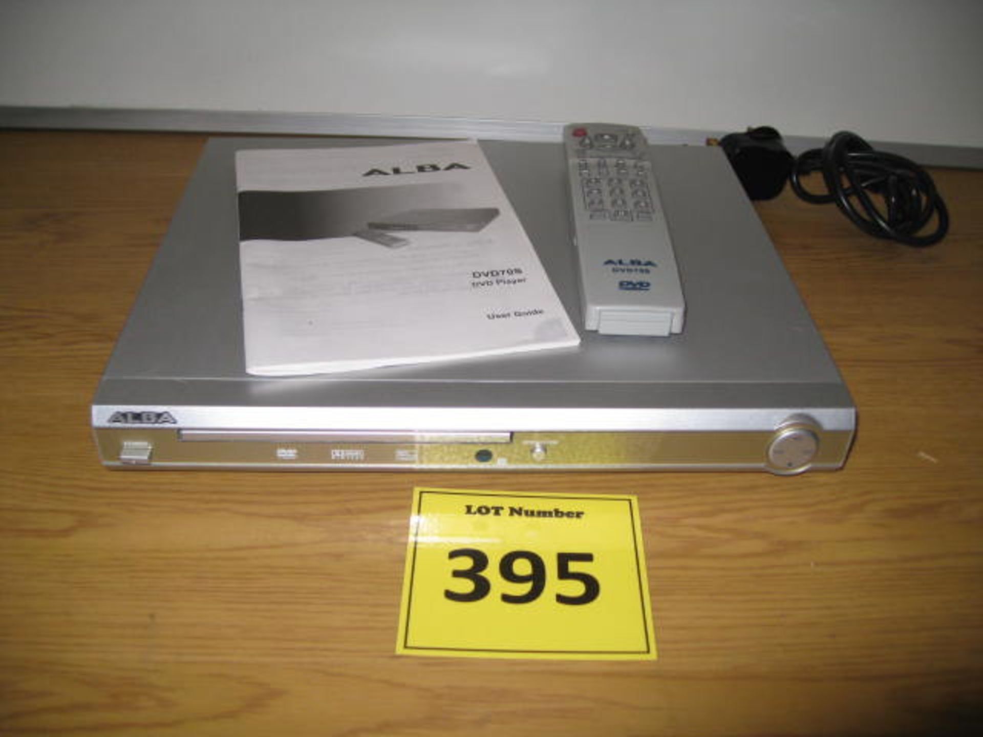 ALBA DVD70S DVD PLAYER WITHUSER GUIDE AND REMOTE CONTROL