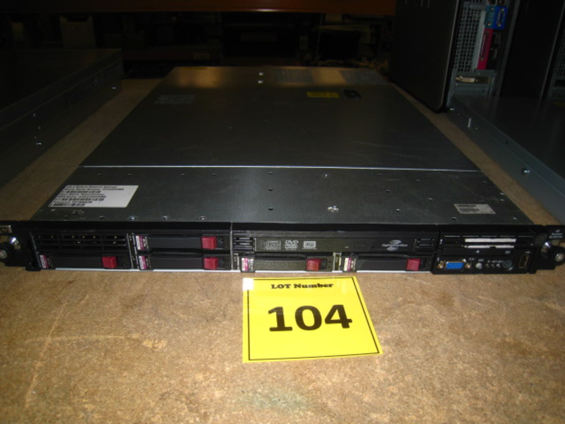 HP PROLIANT DL380 G6 2U RACKMOUNT FILE SERVER. 1 X QUAD CORE 2.53GHZ PROCESSOR (E5540), 16GB RAM,