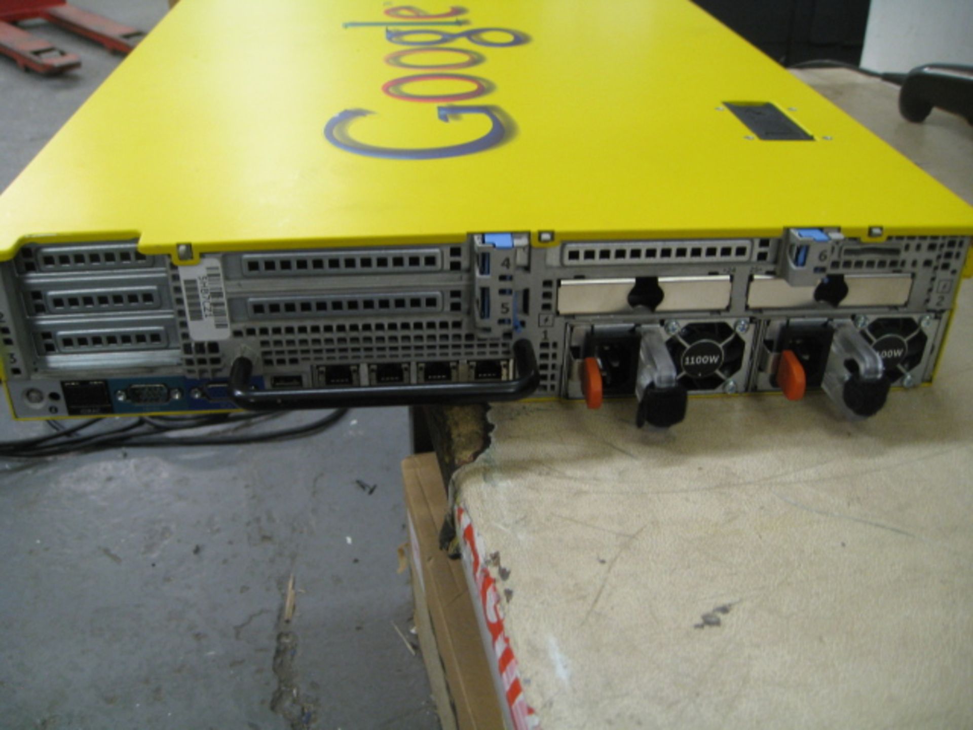 GOOGLE E14S 2U RACKMOUNT FILESERVER. 2 X SIX CORE 2.5GHZ PROCESSORS, 96GB RAM, 4 X 500GB HDD'S - Image 3 of 12