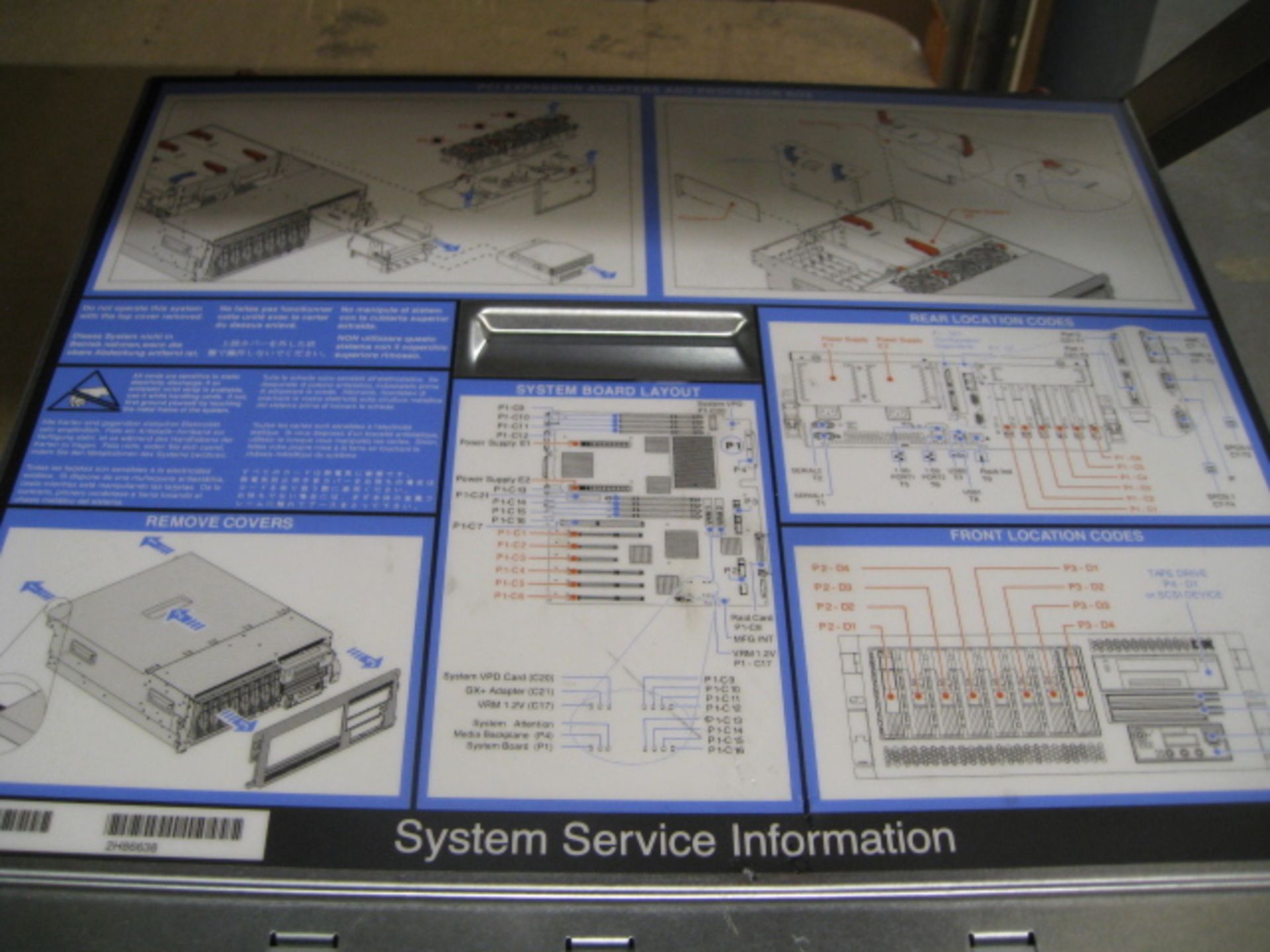 IBM SYSTEM P5 RACKMOUNT 4U FILESERVER TYPE 9131-52A. IBM93ZZ PROCESSOR, 16GB RAM, 6 X 300GB HDD' - Image 2 of 3