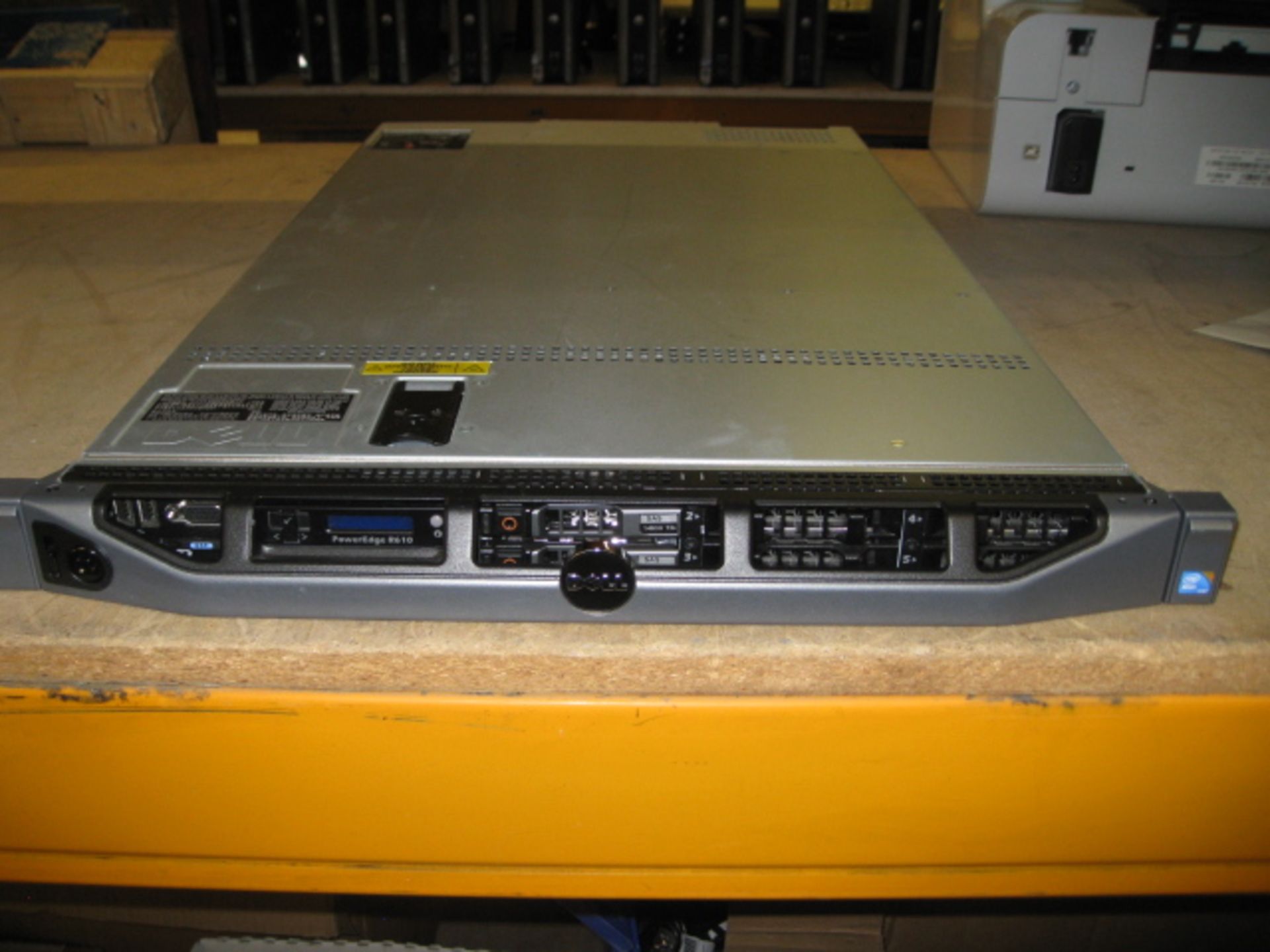 DELL POWEREDGE R610 1U RACKMOUNT FILE SERVER.DUAL CORE 2.0GHZ PROCESSOR, 8GB RAM, 2 X 146GB 2.5"