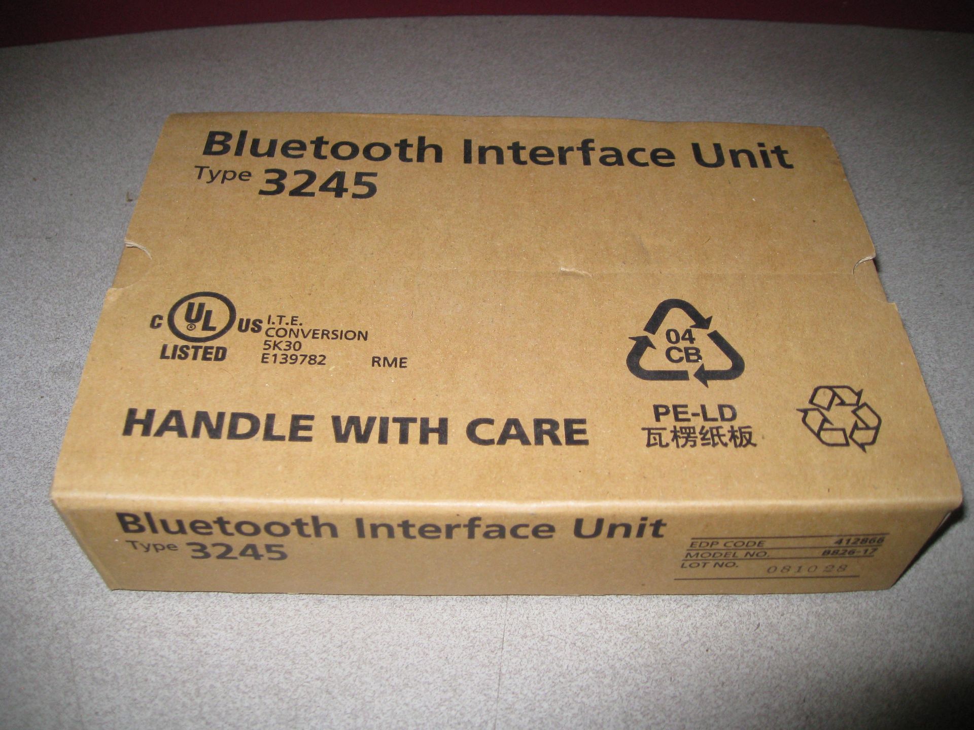 BLUETOOTH INTERFACE UNIT TYPE 3245. BOXED