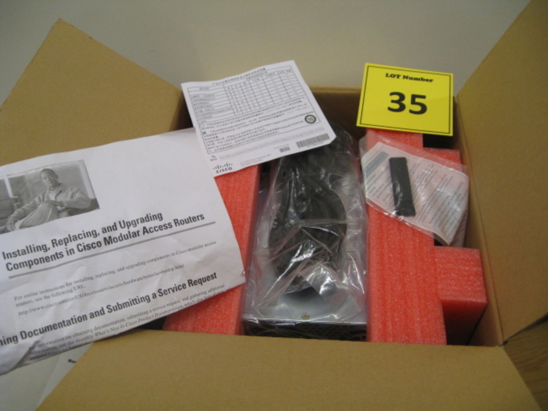 CISCO. BOXED UNUSED Cisco PWR-3845-AC-IP CISCO3845 AC Power Supply. SEE PHOTOS - Image 2 of 2