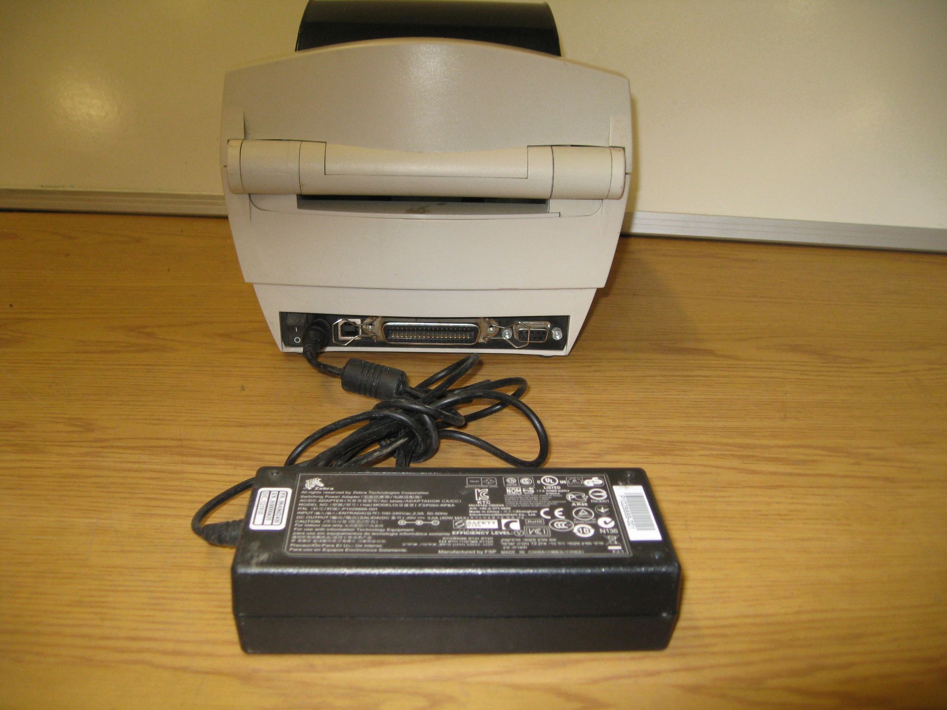 Zebra LP 2844 Thermal Label Printer USB Serial Parallel Including Power Supply - Image 2 of 2