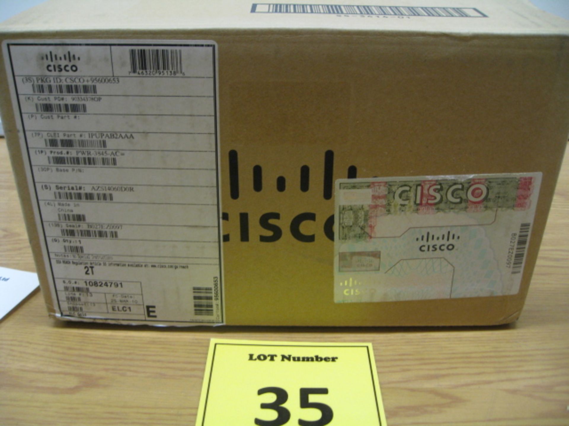 CISCO. BOXED UNUSED Cisco PWR-3845-AC-IP CISCO3845 AC Power Supply. SEE PHOTOS