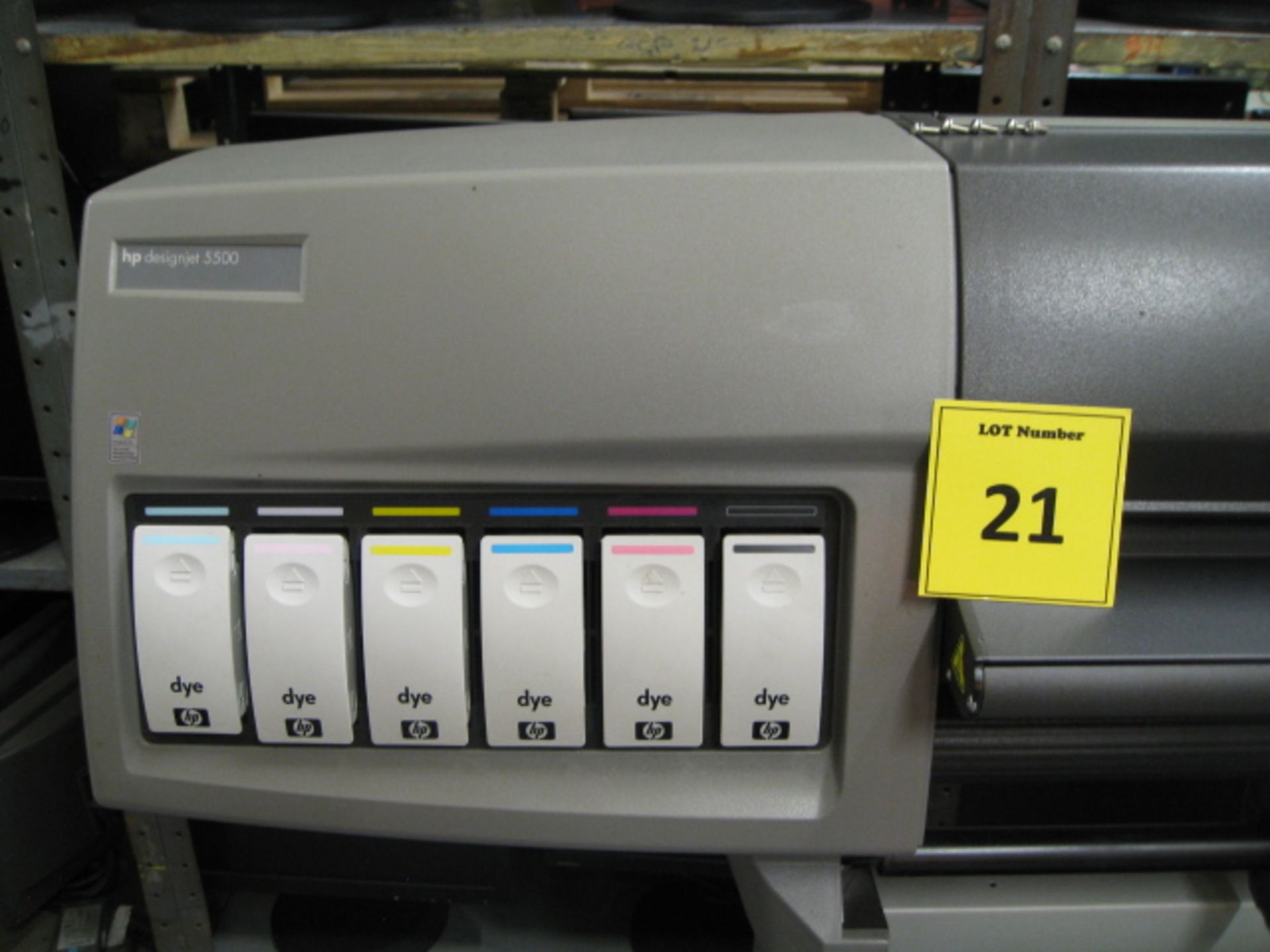 HP DESIGNJET 5500 PLOTTER. Model Q1251A. WITH TEST PRINT & USER GUIDE - Image 3 of 6