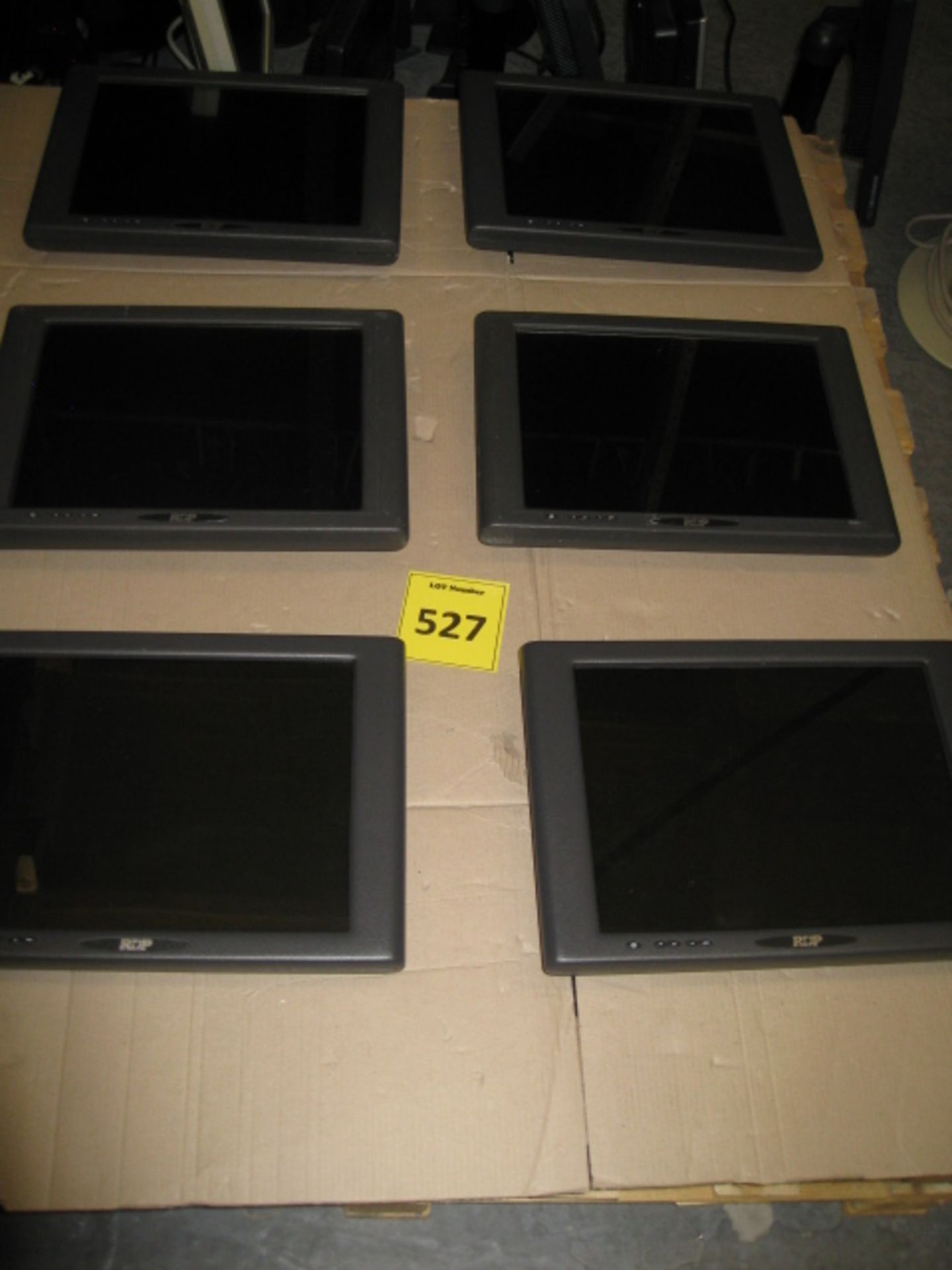 6 X RDP 15" RUGGED DISPLAYS. UNTESTED