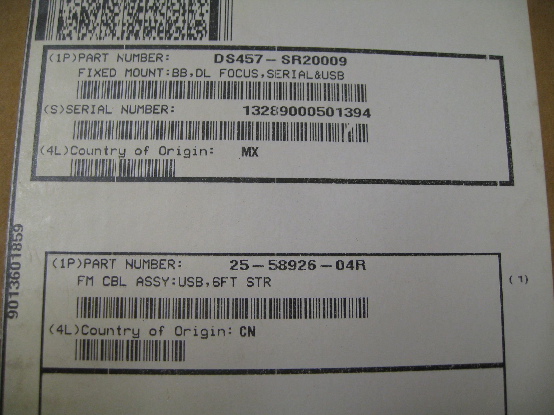 NEW & BOXED Motorola DS457-SR Fixed Mount Barcode Reader Scanner P/N: DS457-SR20009. AS PHOTO - Image 4 of 5