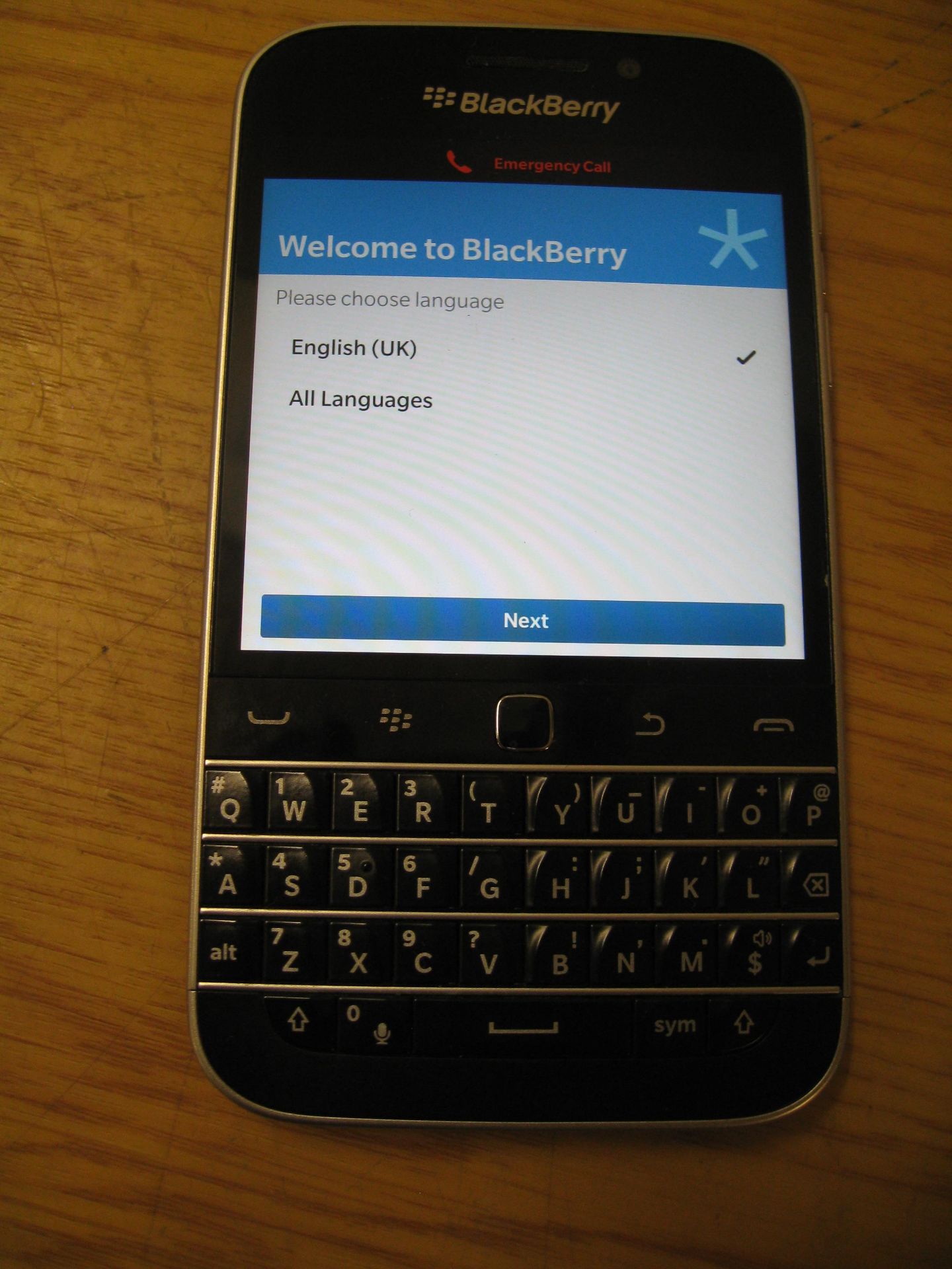 BLACKBERRY CLASSIC 16GB SMARTPHONE MODEL SQC-100-1