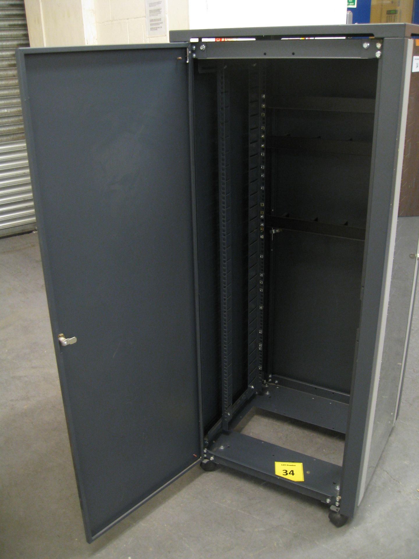 COMMS CABINET ON WHEELS . 145CM TALL, 60CM WIDE & 60CM DEEP - Image 2 of 2