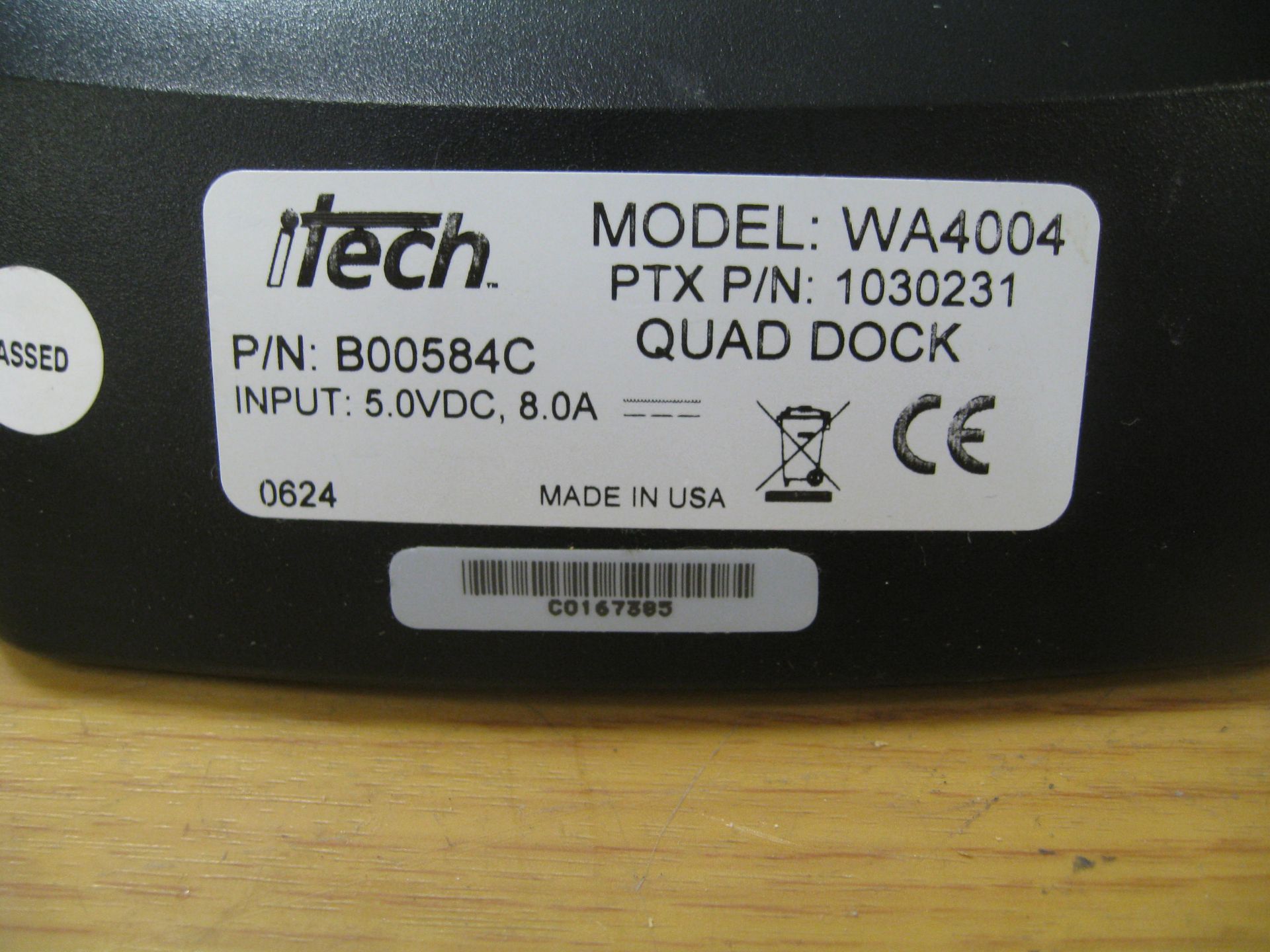 Psion Teklogix Barcode Scanner Quad Base Docking Station WA4004. (NO PSU) - Image 3 of 3
