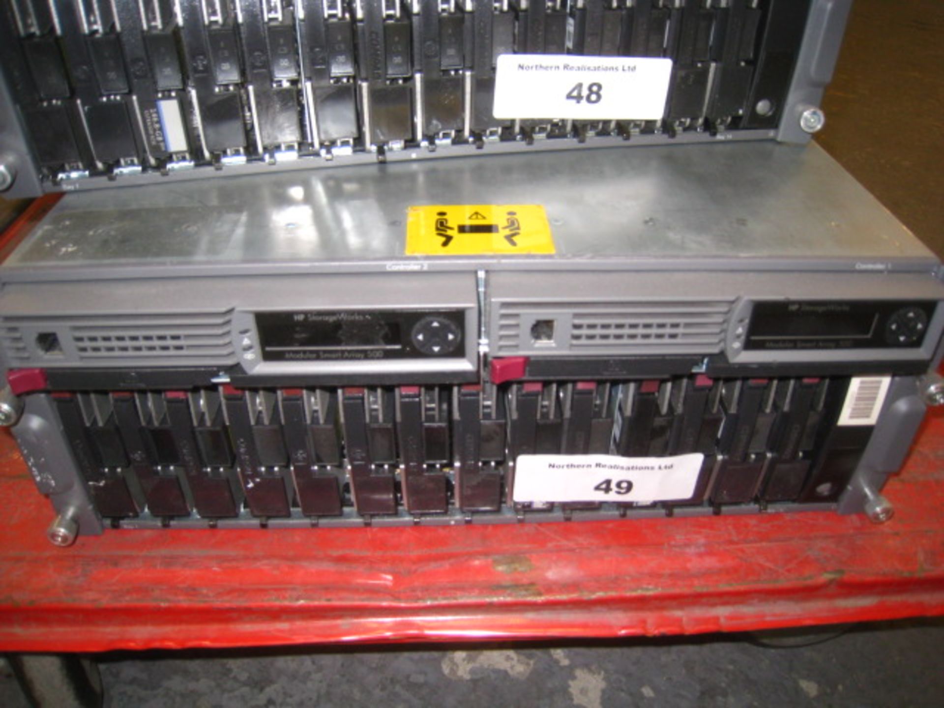 HP STORAGEWORKS MODULAR SMART ARRAY 500 CONTAINING 14 X 146GB HDD'S