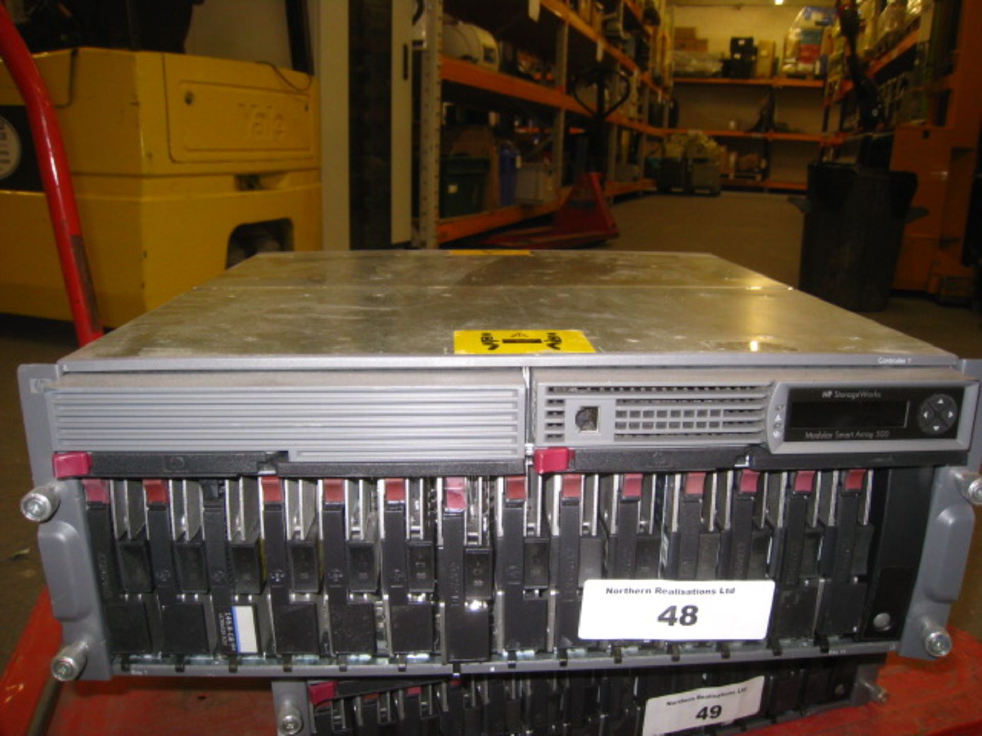 HP STORAGEWORKS MODULAR SMART ARRAY 500 CONTAINING 14 X 146GB HDD'S
