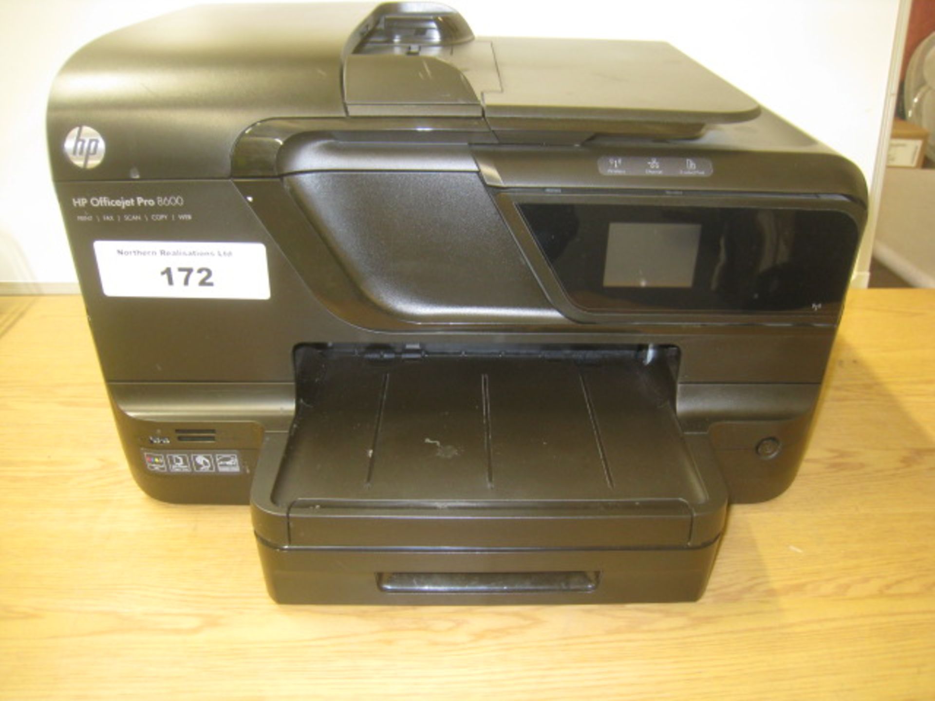 HP OFFICEJET PRO 8600 COLOUR INKJET PRINTER, SCANNER, COPIER, FAX, WIRELESS. WITH BUILT IN