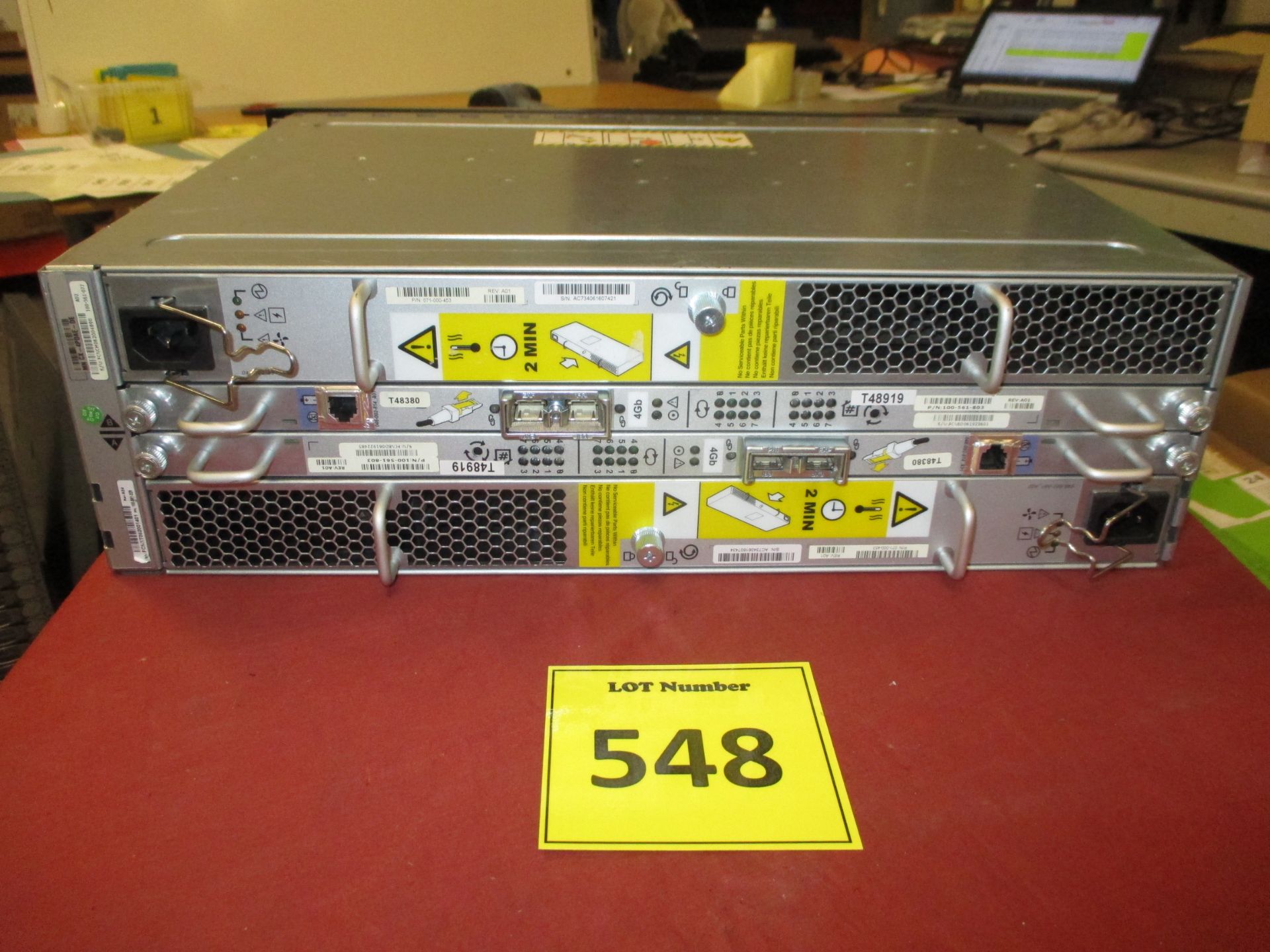 Dell EMC Drive array KTN-STL4 - 2 x 4GB Controllers Fibre Channel FC & 2 x PSU. COMPLETE WITH - Image 3 of 3