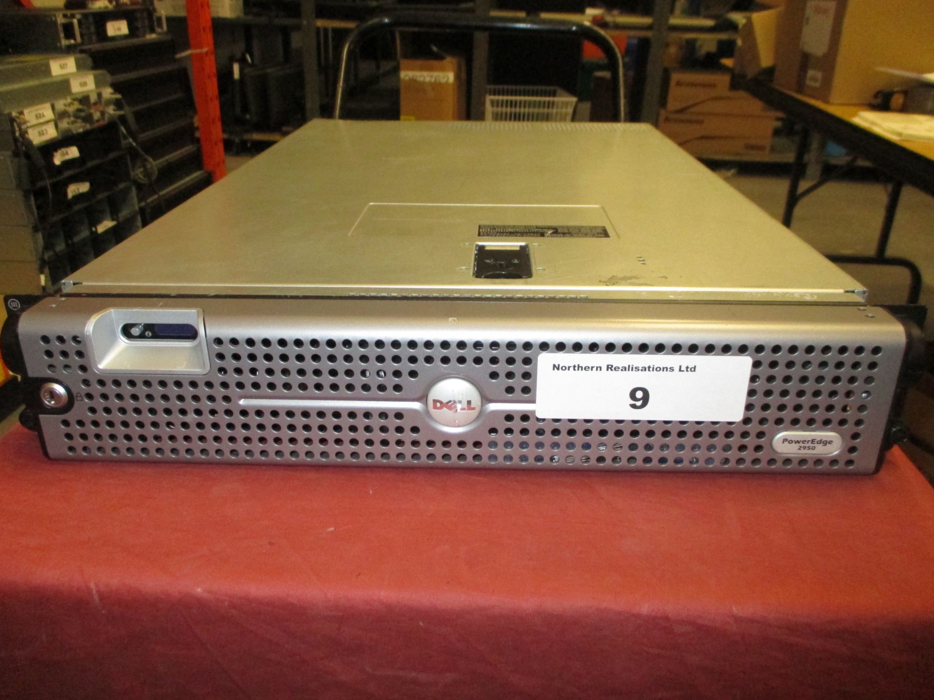 DELL POWEREDGE 2950 2U RACKMOUNT FILESERVER, 2 X QUAD CORE 3.0GHZ PROCESSORS (X5450), 16GB RAM, 2