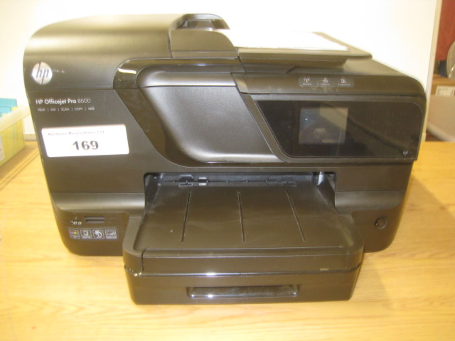 HP OFFICEJET PRO 8600 COLOUR INKJET PRINTER, SCANNER, COPIER, FAX, WIRELESS. WITH BUILT IN