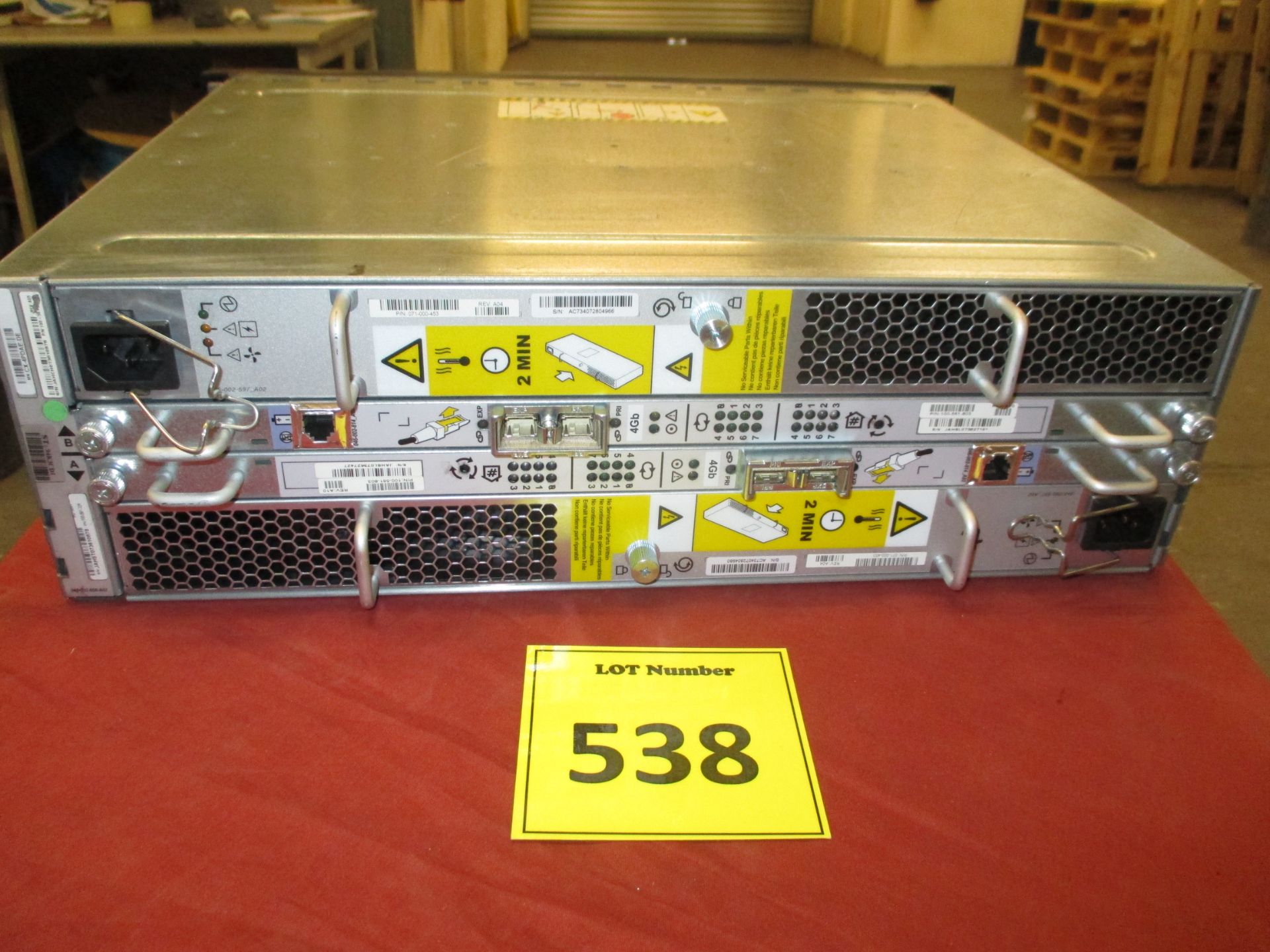 Dell EMC Drive array KTN-STL4 - 2 x 4GB Controllers Fibre Channel FC & 2 x PSU. COMPLETE WITH - Image 3 of 3