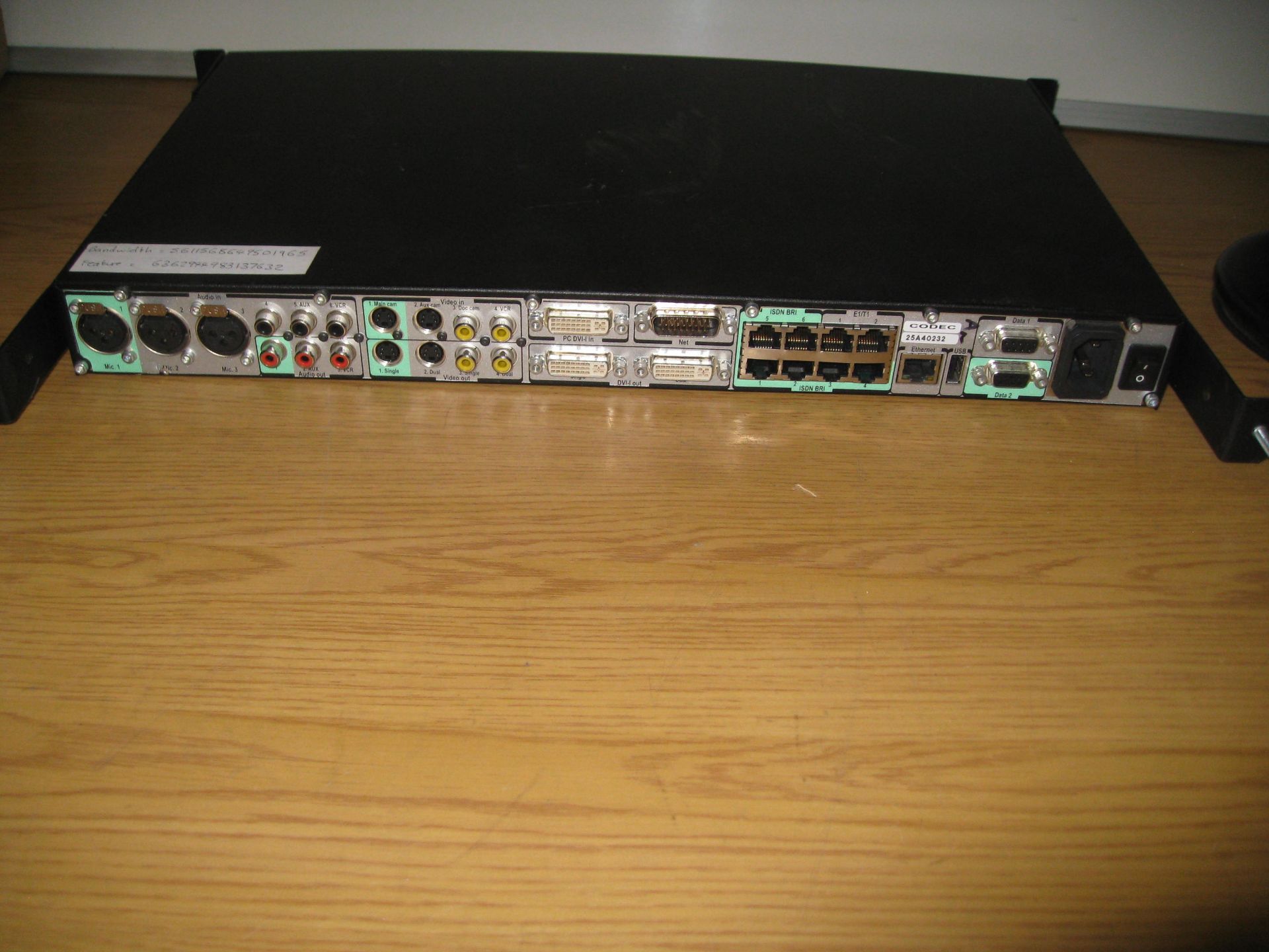 Tandberg TTC6-08 Codec 6000 MXP HD Video Conference unit. (Bandwidth = 5611568649501965, Feature = - Image 2 of 2
