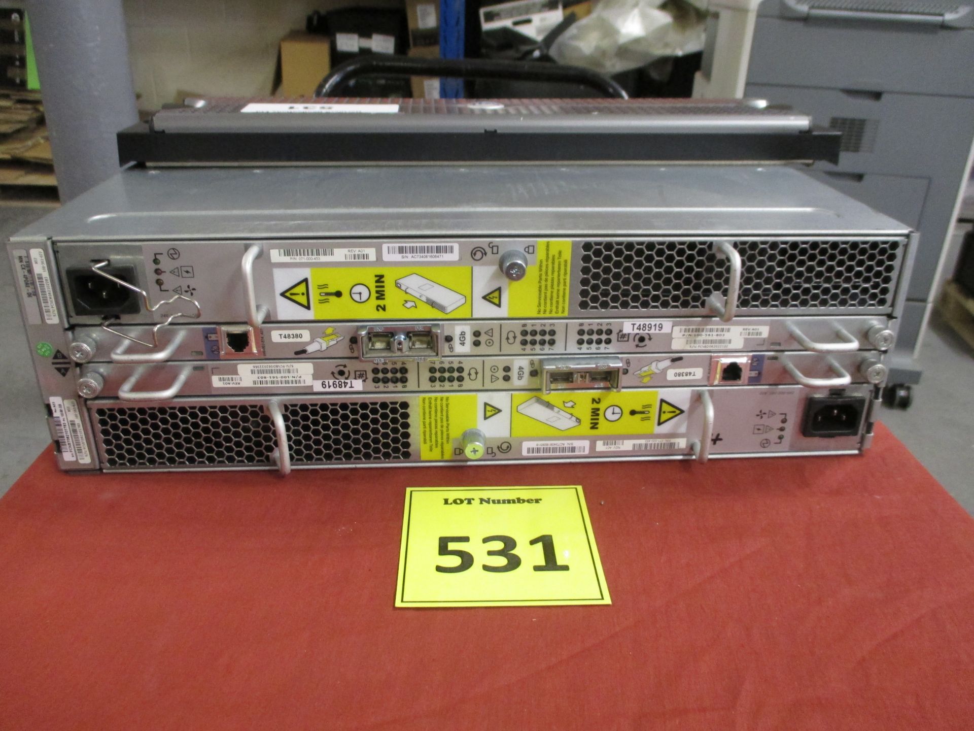 Dell EMC Drive array KTN-STL4 - 2 x 4GB Controllers Fibre Channel FC & 2 x PSU. COMPLETE WITH - Image 3 of 3