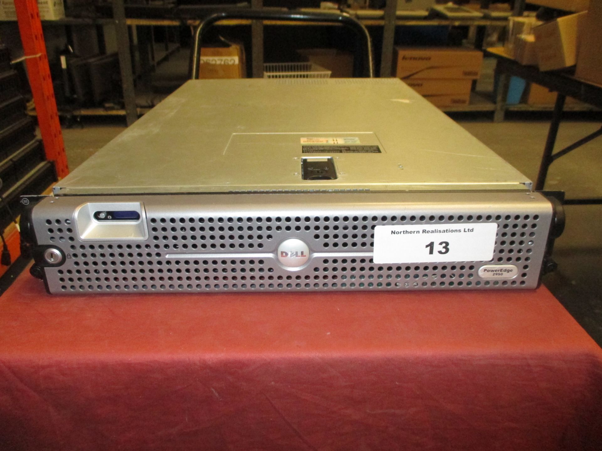 DELL POWEREDGE 2950 2U RACKMOUNT FILESERVER, 2 X QUAD CORE 3.0GHZ PROCESSORS (X5450), 16GB RAM, 2