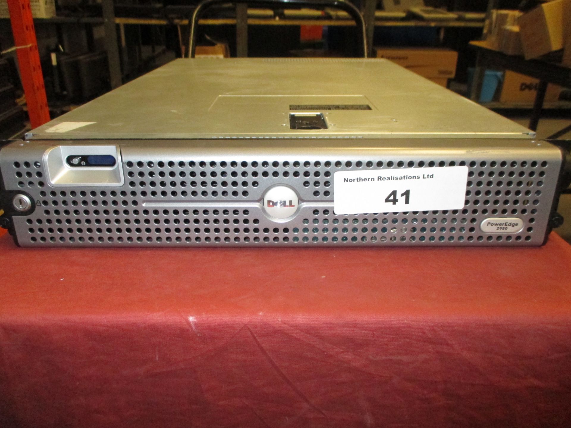 DELL POWEREDGE 2950 2U RACKMOUNT FILESERVER, QUAD CORE 2.33GHZ PROCESSOR , 16GB RAM, 2 X 146GB 3.