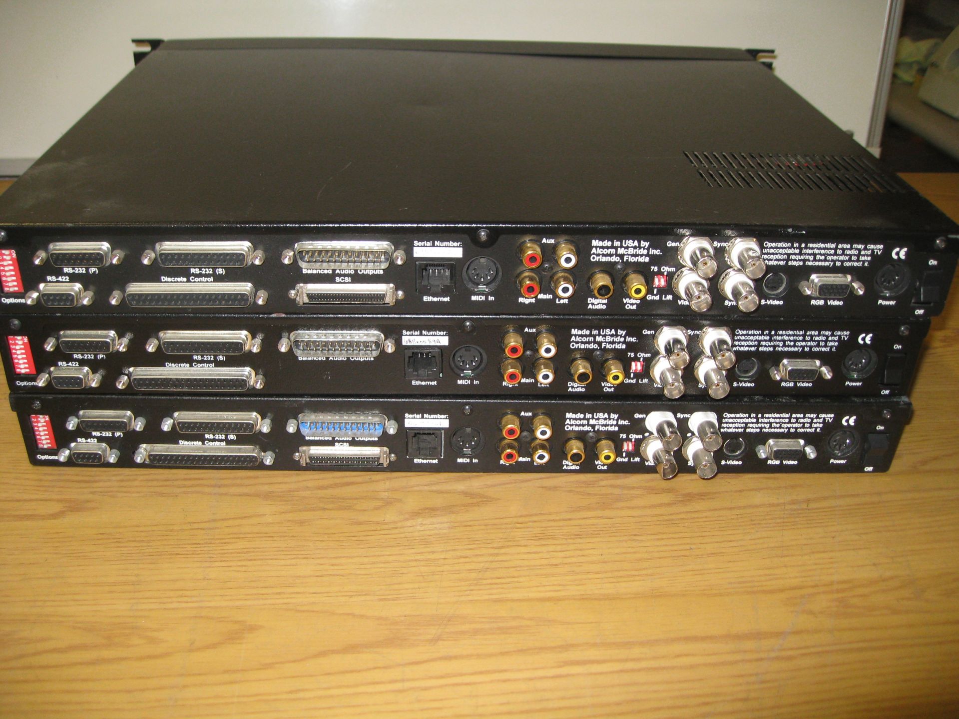 3 X ALCORN McBRIDE DIGITAL VIDEO MACHINE 2 MPEG-2 VIDEO PLAYER - Image 2 of 2