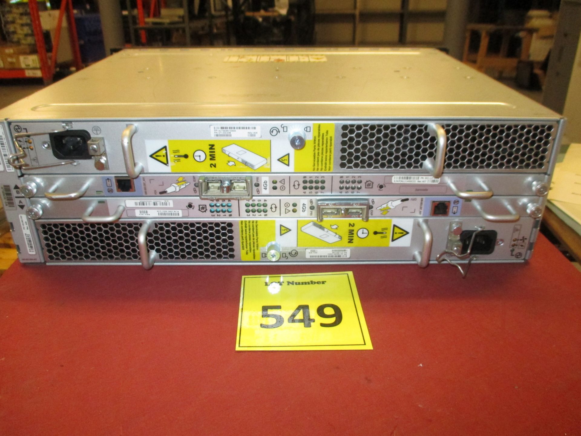 Dell EMC Drive array KTN-STL4 - 2 x 4GB Controllers Fibre Channel FC & 2 x PSU. COMPLETE WITH - Image 3 of 3