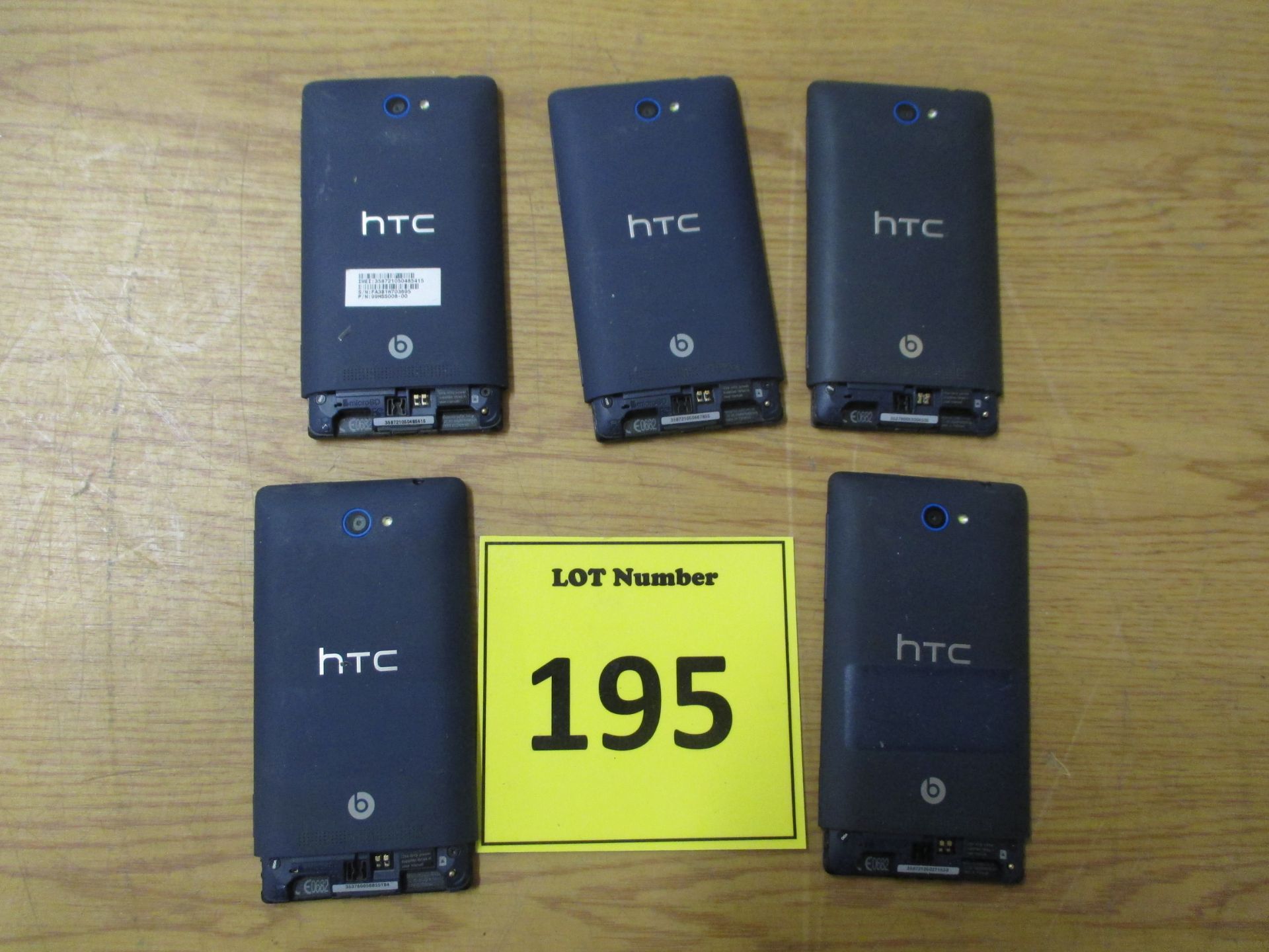 5 X HTC WINDOWS SMARTPHONES MODEL 8S - Image 2 of 2