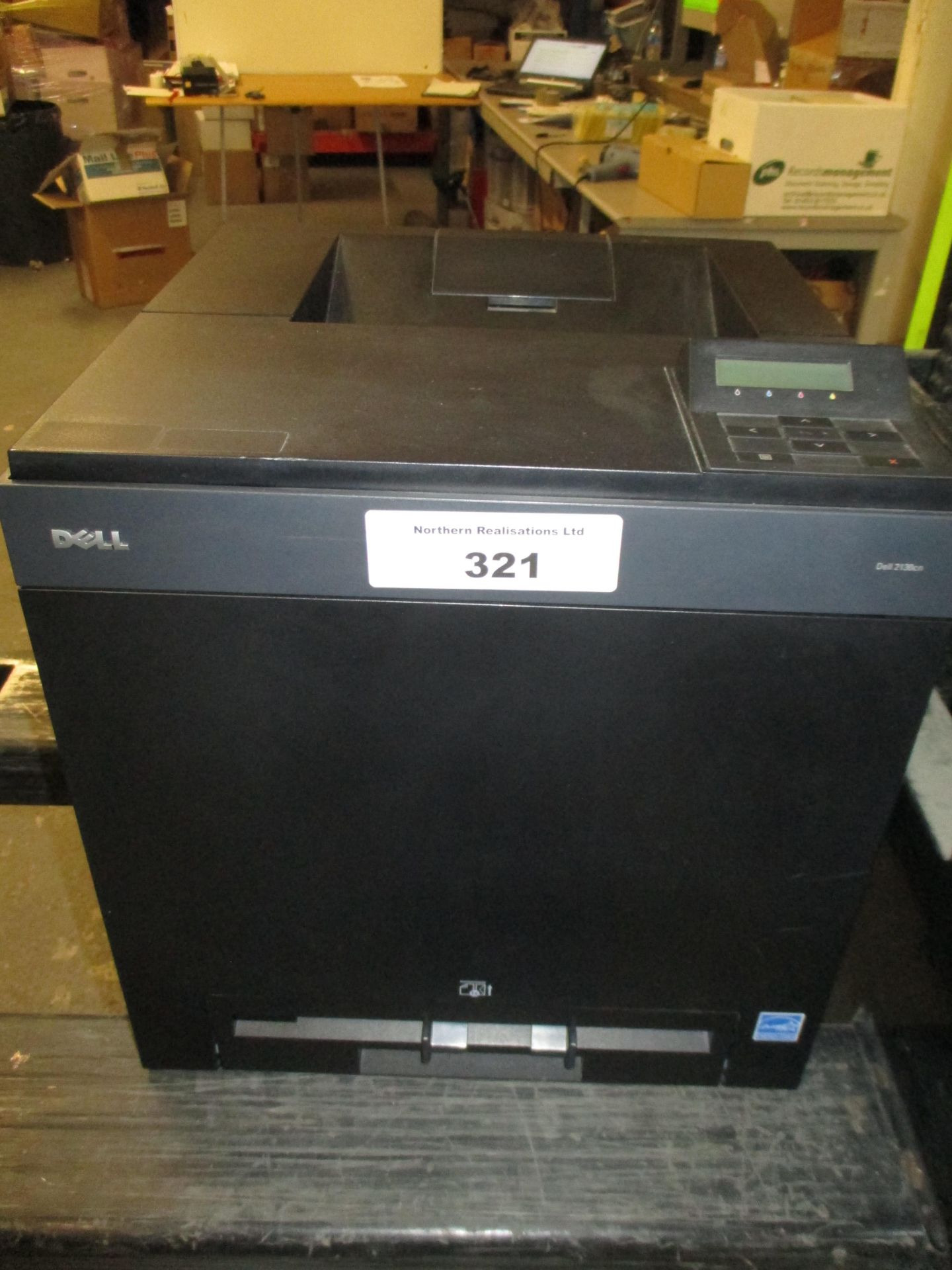 DELL 2130 CN NETWORK COLOUR LASER PRINTER. WITH USB & TEST PRINT- SEE PHOTO