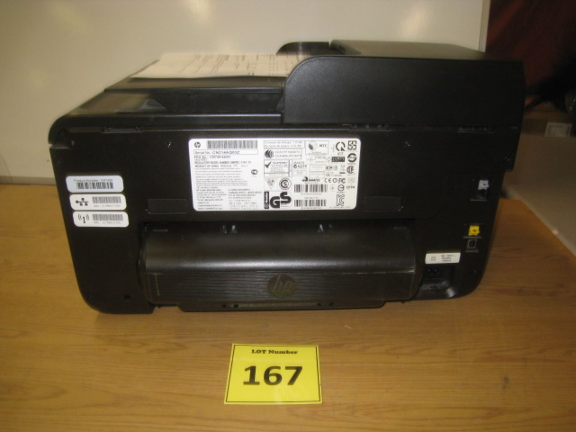 HP OFFICEJET PRO 8600 COLOUR INKJET PRINTER, SCANNER, COPIER, FAX, WIRELESS. WITH BUILT IN - Image 2 of 3