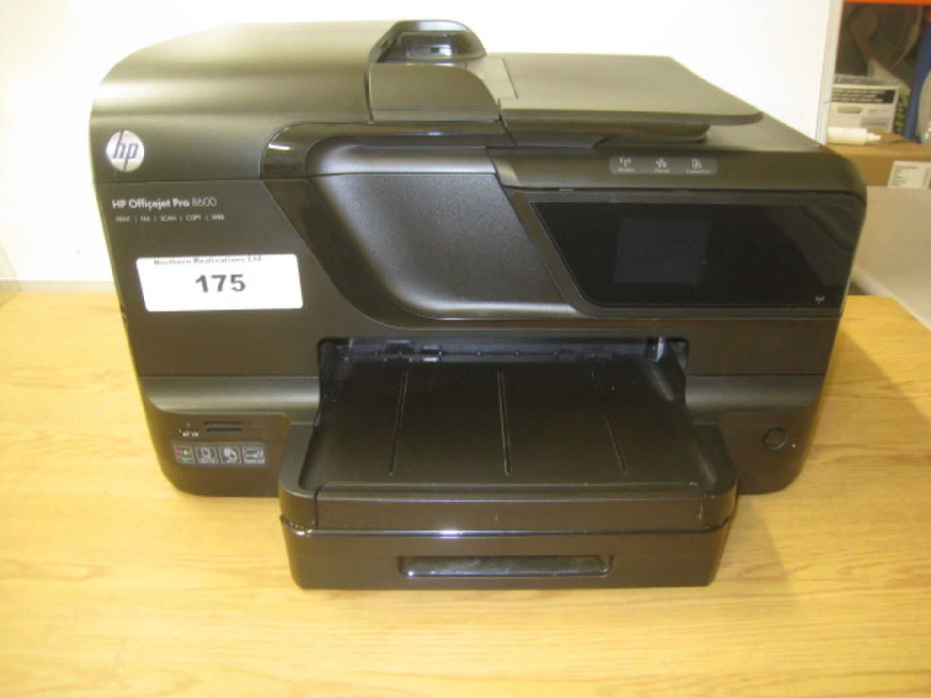 HP OFFICEJET PRO 8600 COLOUR INKJET PRINTER, SCANNER, COPIER, FAX, WIRELESS. WITH BUILT IN