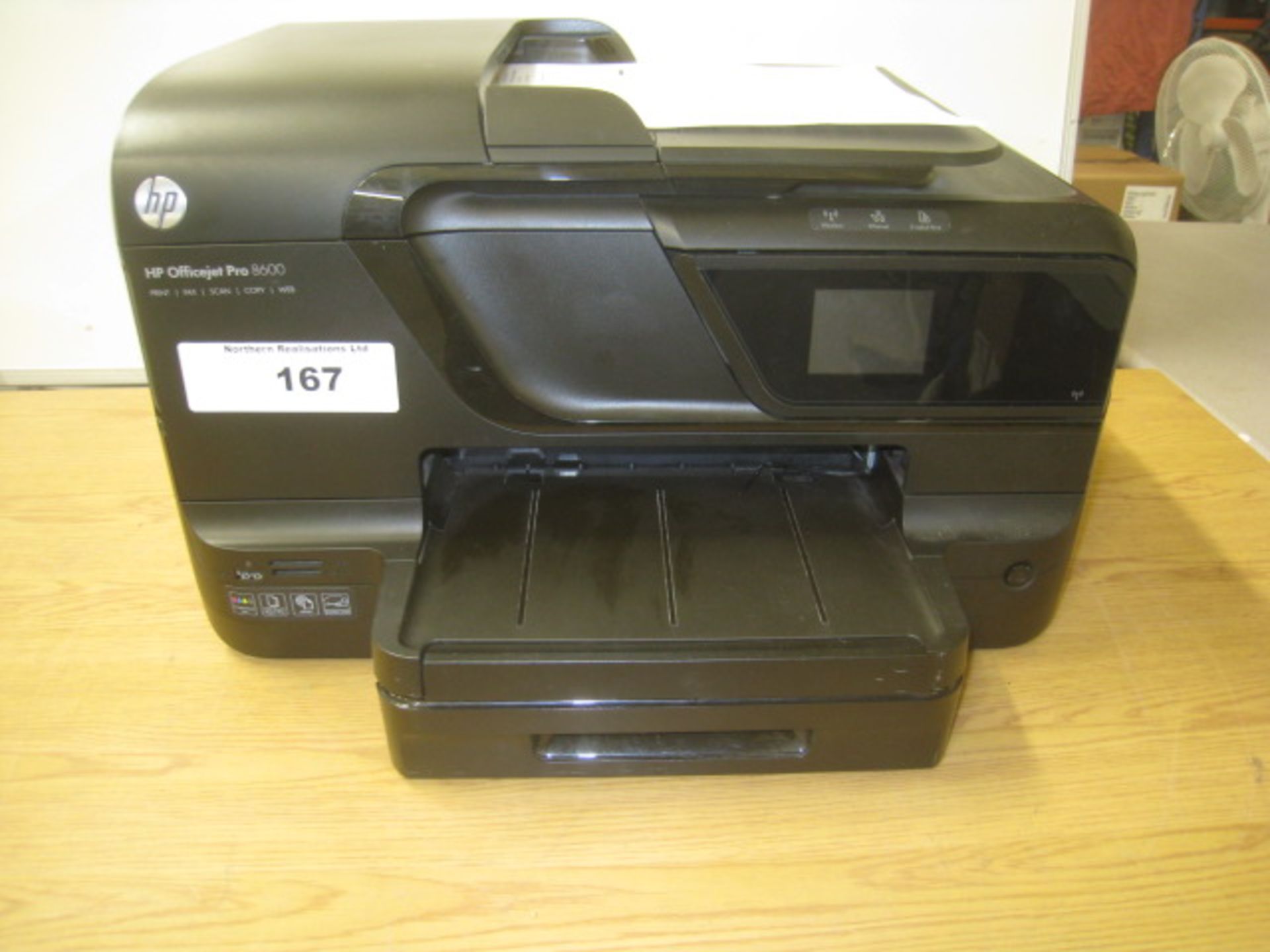 HP OFFICEJET PRO 8600 COLOUR INKJET PRINTER, SCANNER, COPIER, FAX, WIRELESS. WITH BUILT IN