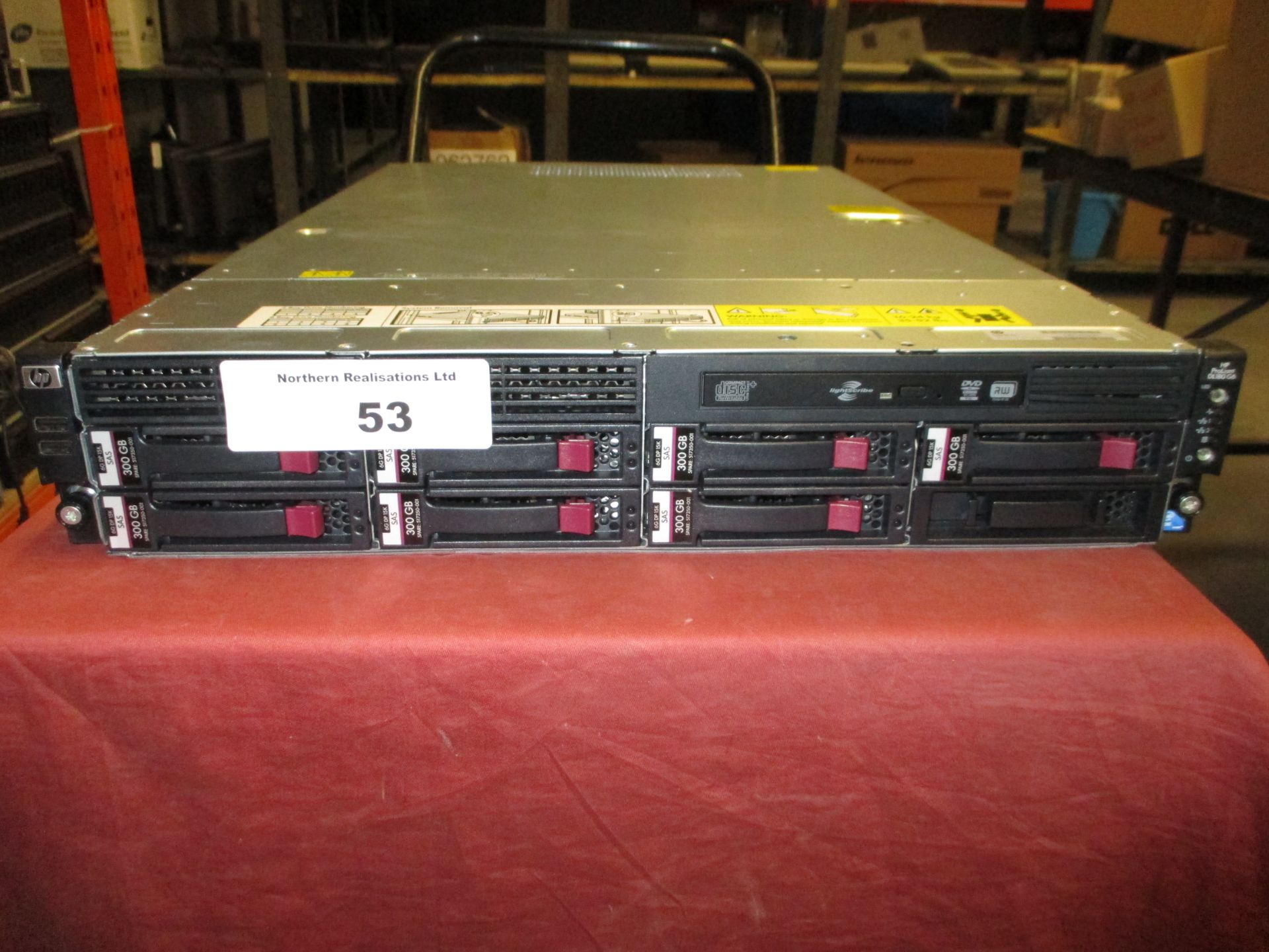 HP PROLIANT DL180 G6 2U RACKMOUNT FILESERVER, 2 X SIX CORE 2.8GHZ PROCESSORS (X5660), 36GB RAM, 7