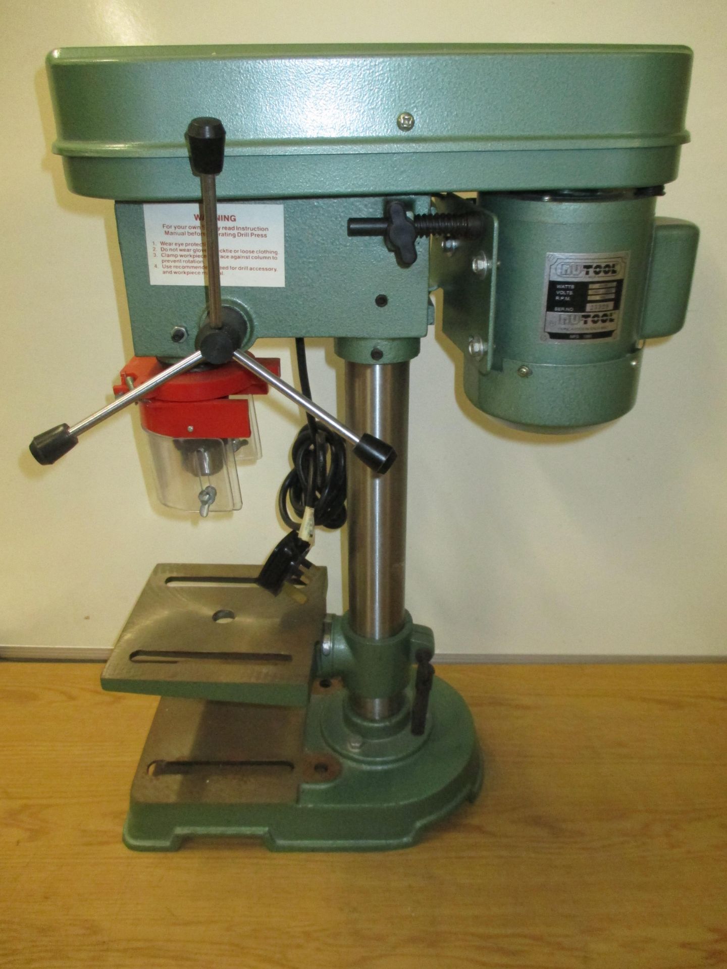 NU-TOOL 5 SPEED DRILL PRESS. HAD VERY LITTLE USE - Image 2 of 5