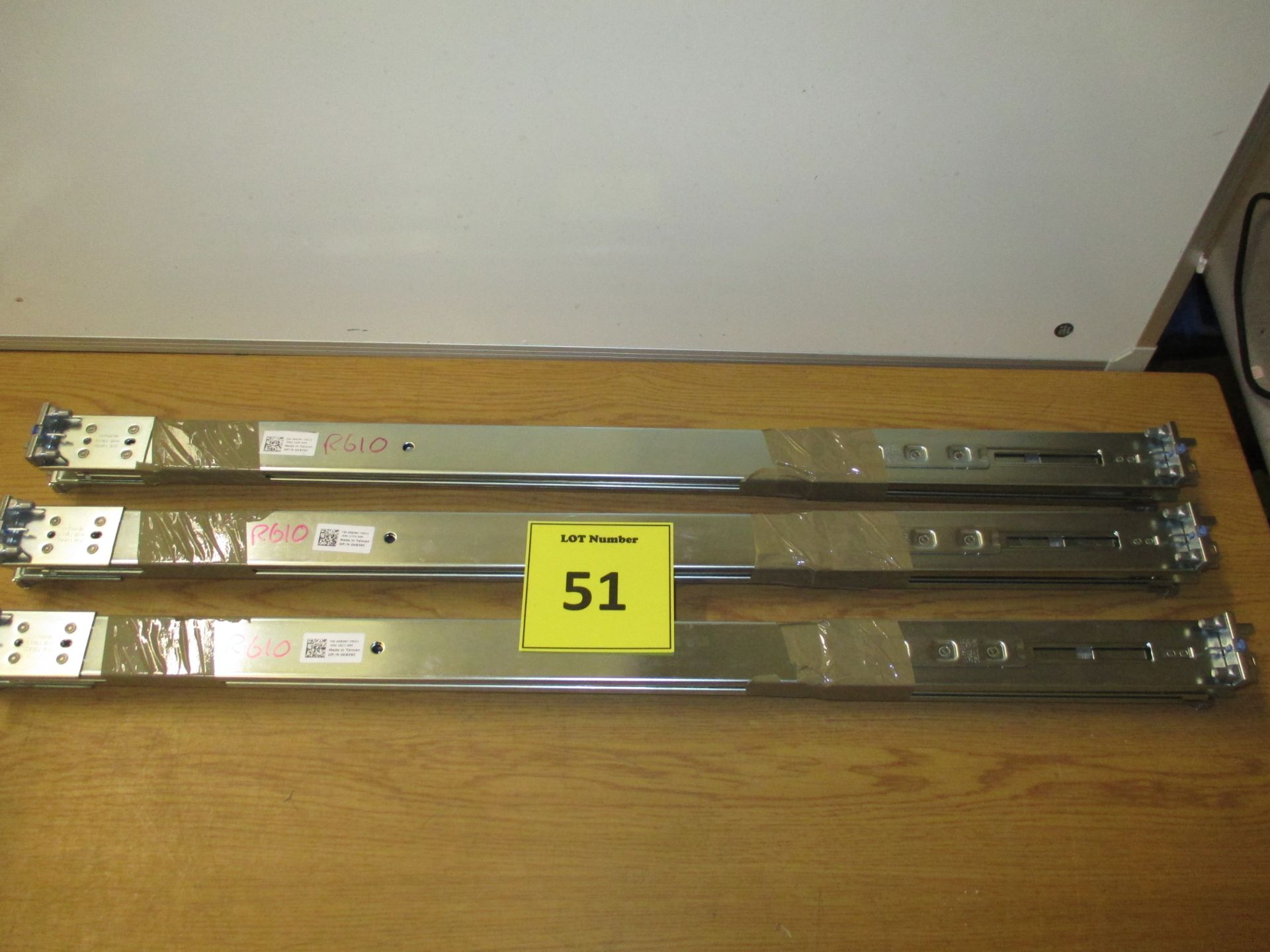 3 x PAIRS OF RACKMOUNT RAILS FOR DELL R610 SERVERS