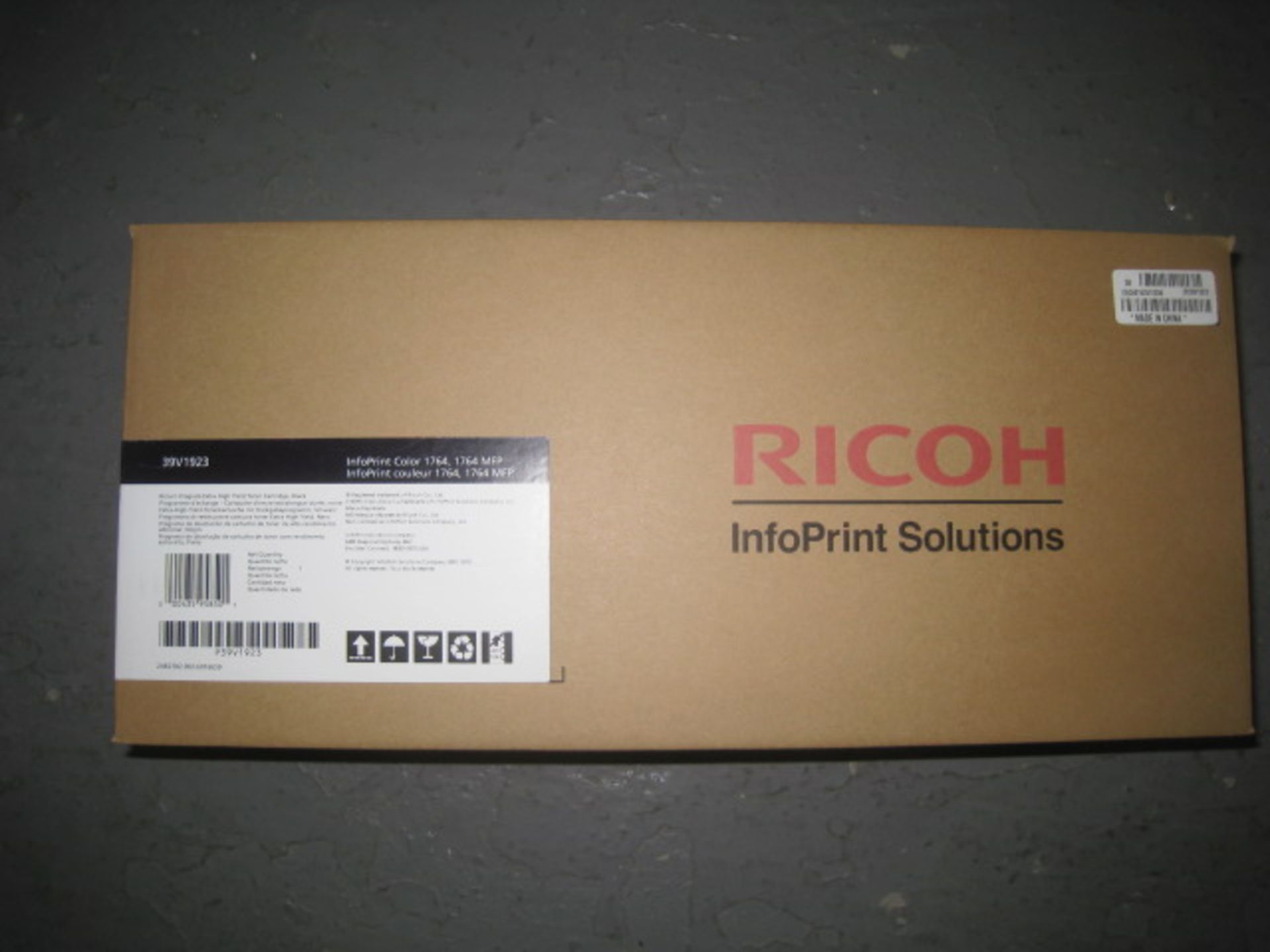 RICOH INFOPRINT EXTRA HIGH YIELD BLACK TONER CARTRIDGE 39V1923. FOR INFOPRINT COLOUR 1764, 1764MFP