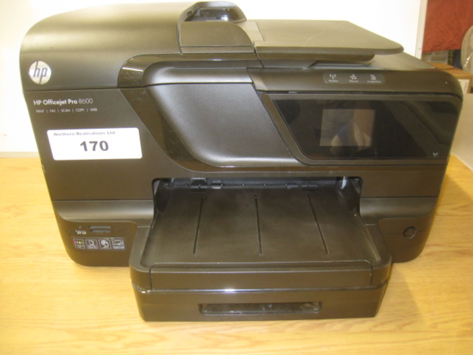 HP OFFICEJET PRO 8600 COLOUR INKJET PRINTER, SCANNER, COPIER, FAX, WIRELESS. WITH BUILT IN