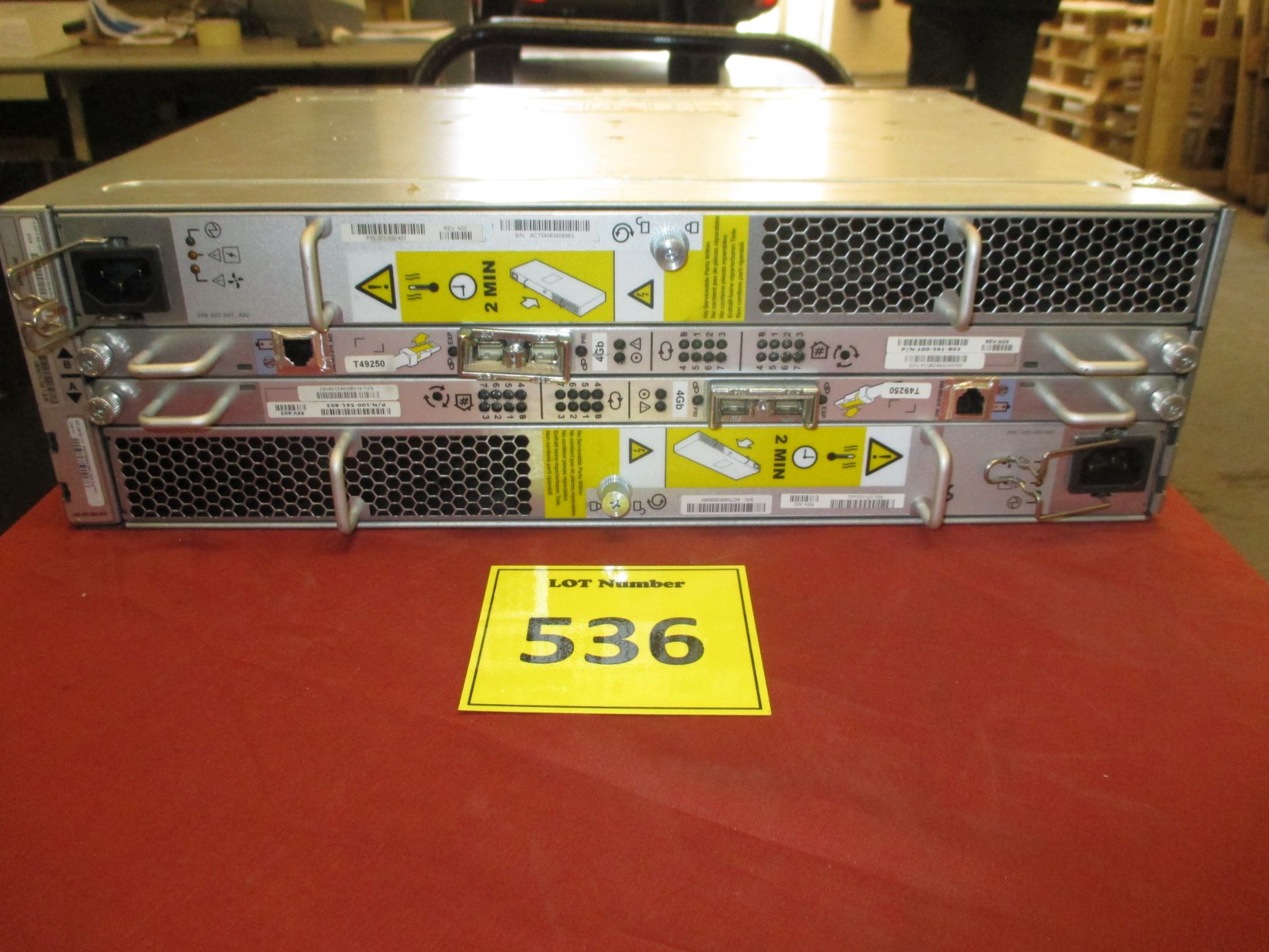Dell EMC Drive array KTN-STL4 - 2 x 4GB Controllers Fibre Channel FC & 2 x PSU. COMPLETE WITH - Image 3 of 3