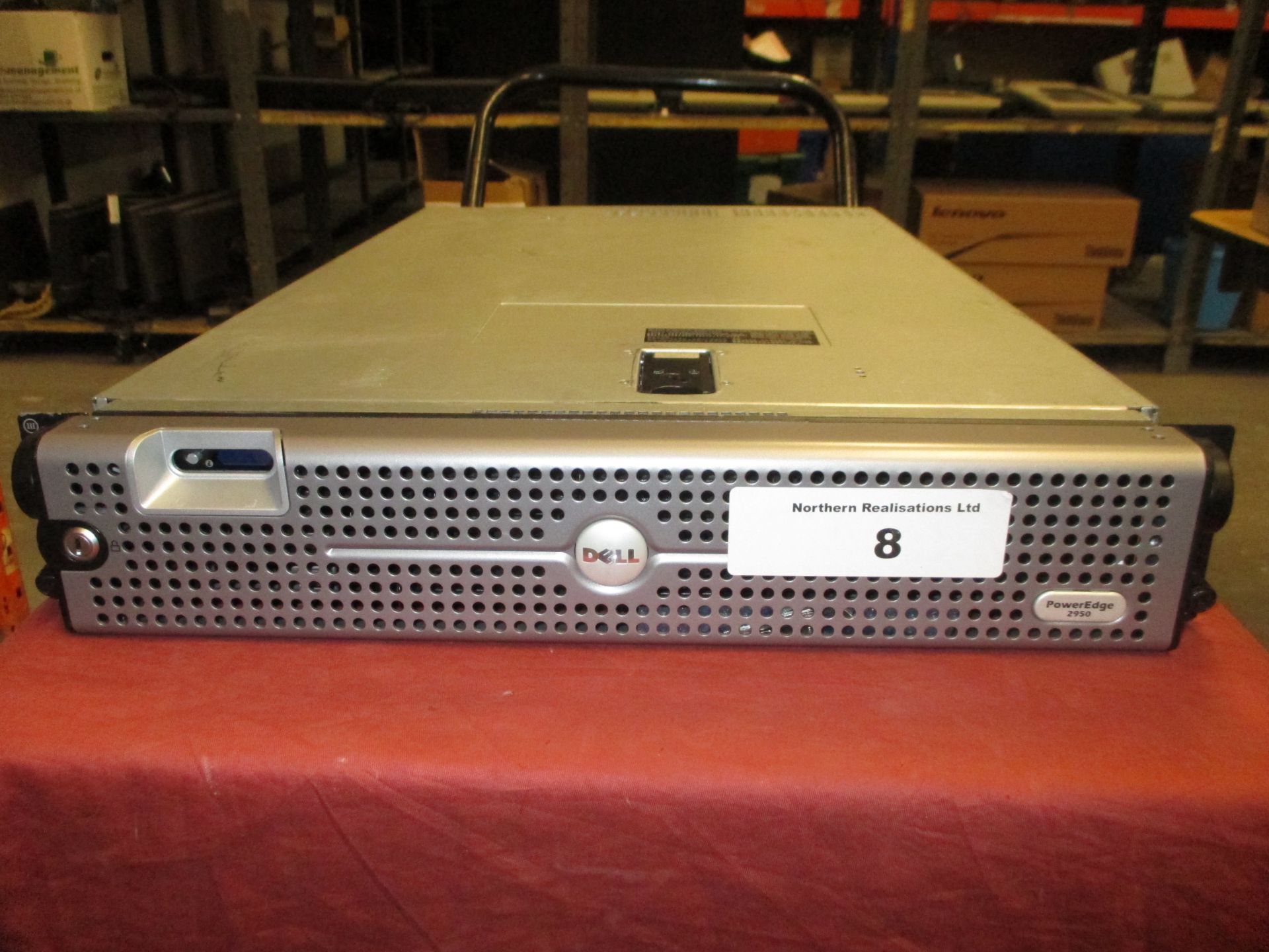 DELL POWEREDGE 2950 2U RACKMOUNT FILESERVER, 2 X QUAD CORE 3.0GHZ PROCESSORS (X5450), 16GB RAM, 2