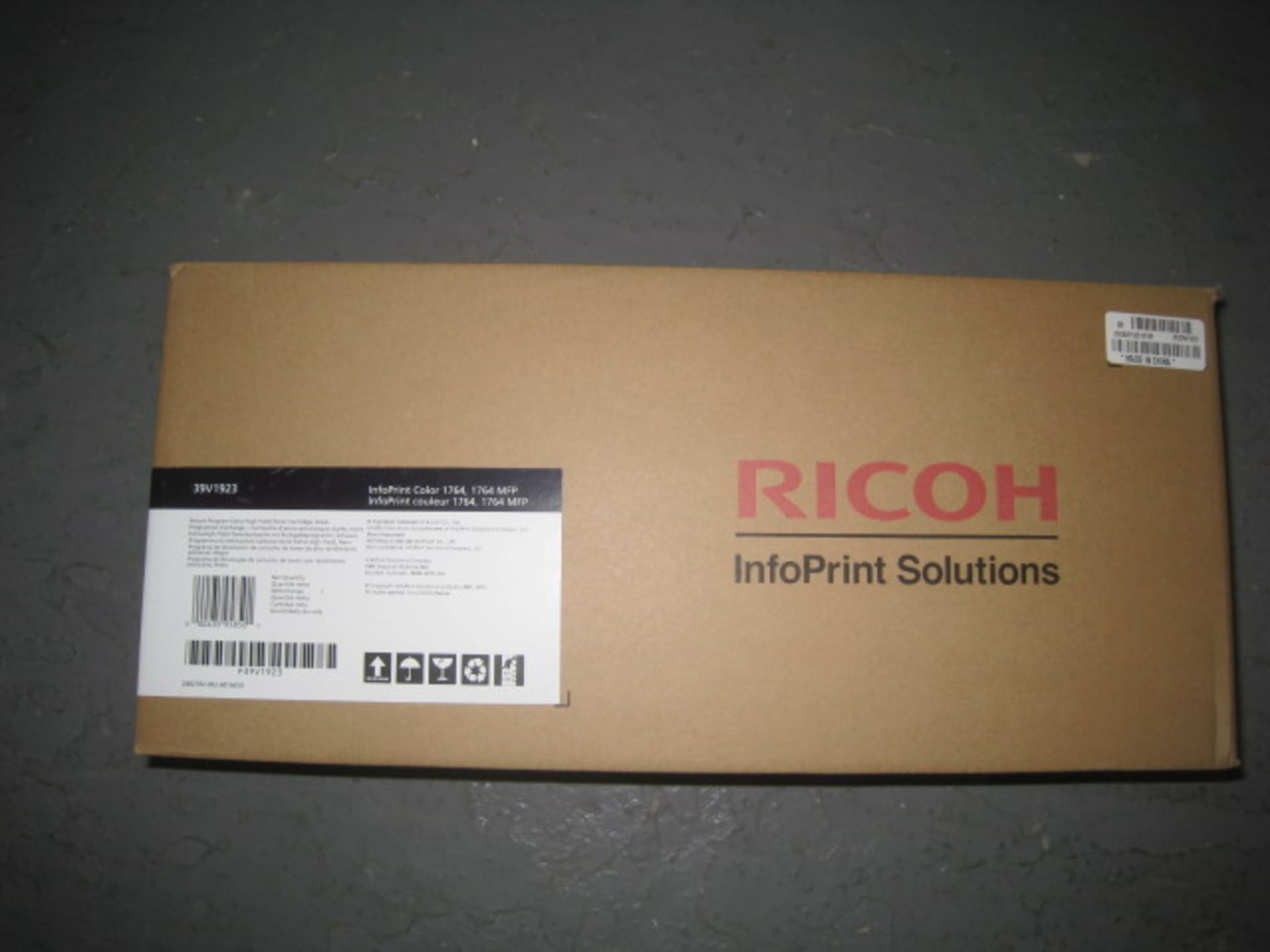 RICOH INFOPRINT EXTRA HIGH YIELD BLACK TONER CARTRIDGE 39V1923. FOR INFOPRINT COLOUR 1764, 1764MFP