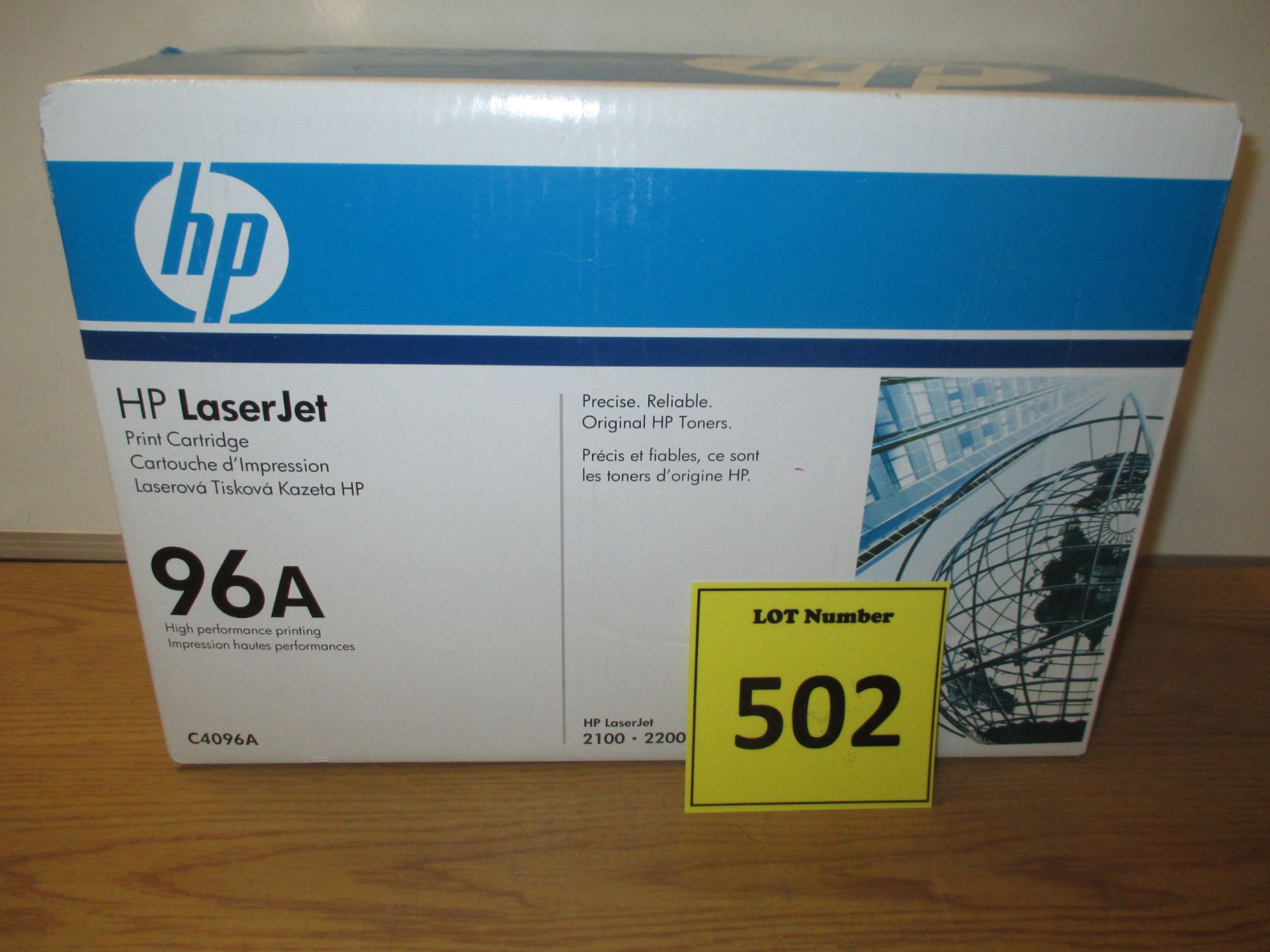 HP GENUINE ORIGINAL BLACK TONER CARTRIDGE 96A (C4096A) FOR HP LASERJET 2100/2200