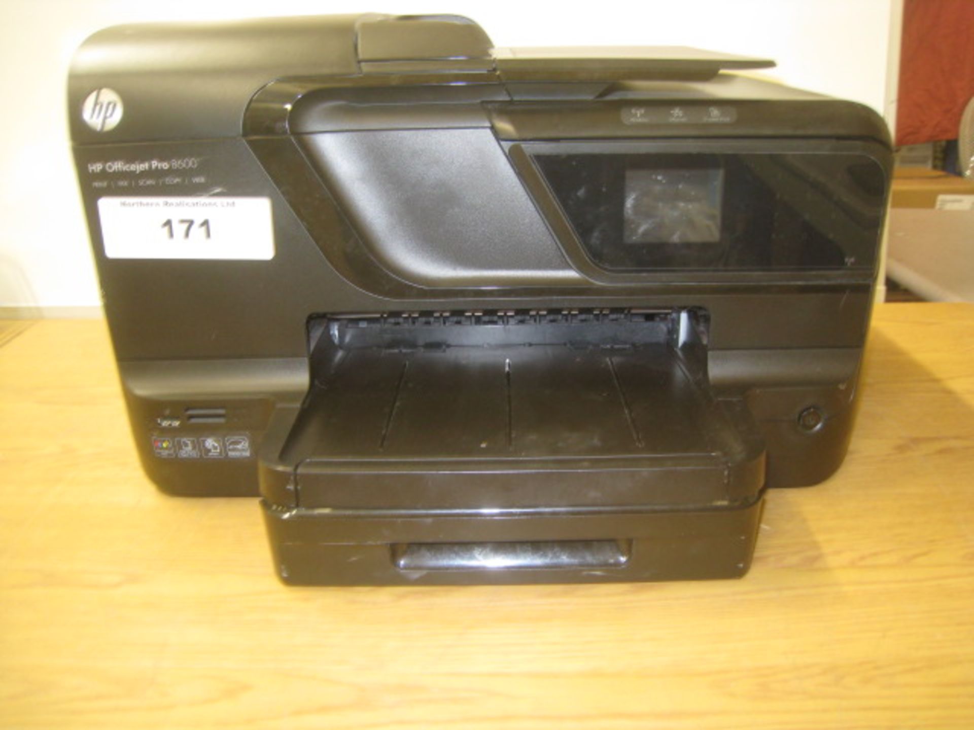 HP OFFICEJET PRO 8600 COLOUR INKJET PRINTER, SCANNER, COPIER, FAX, WIRELESS. WITH BUILT IN