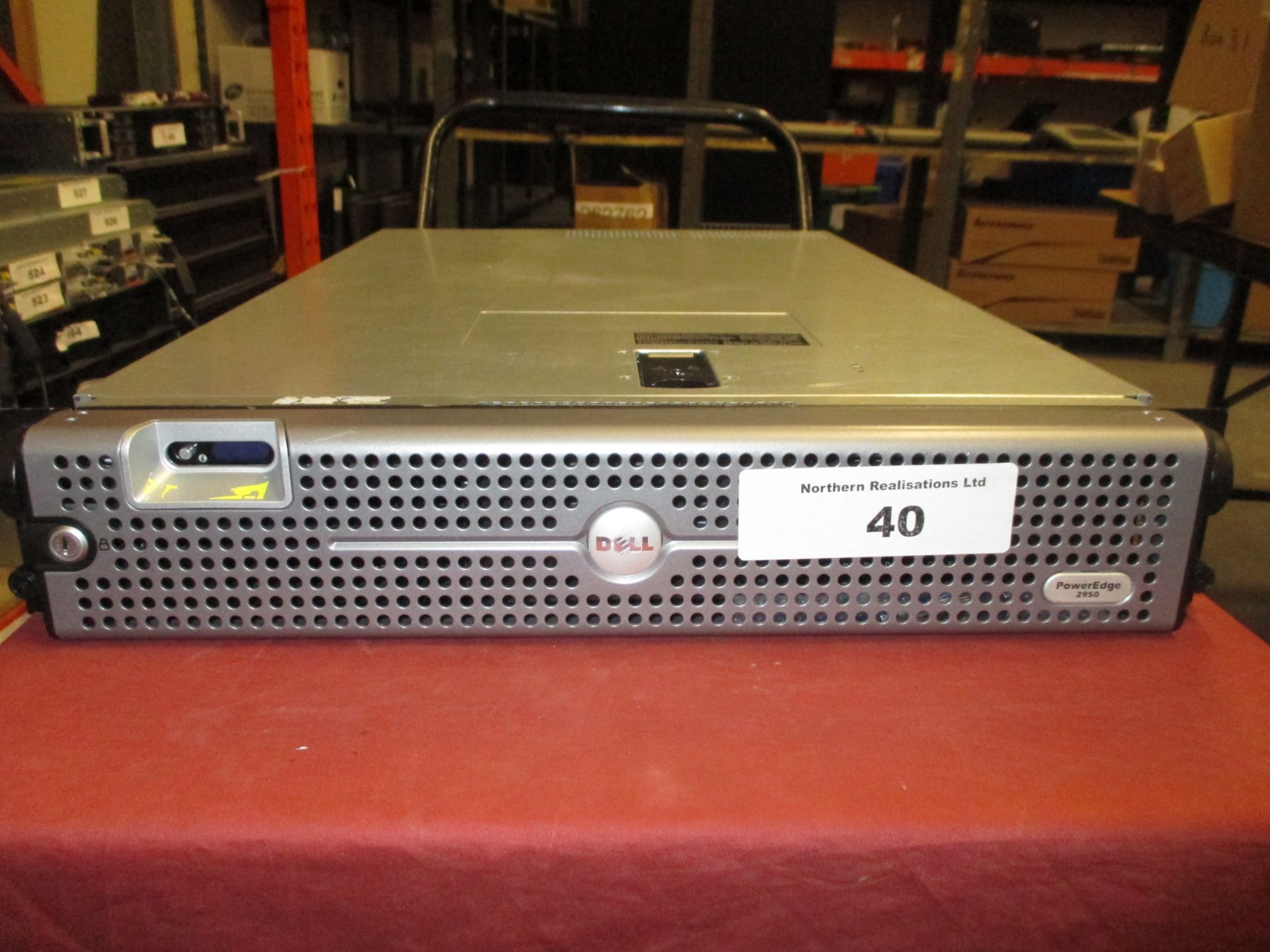 DELL POWEREDGE 2950 2U RACKMOUNT FILESERVER, 2 X QUAD CORE 2.66GHZ PROCESSORS (X5355) , 16GB RAM,