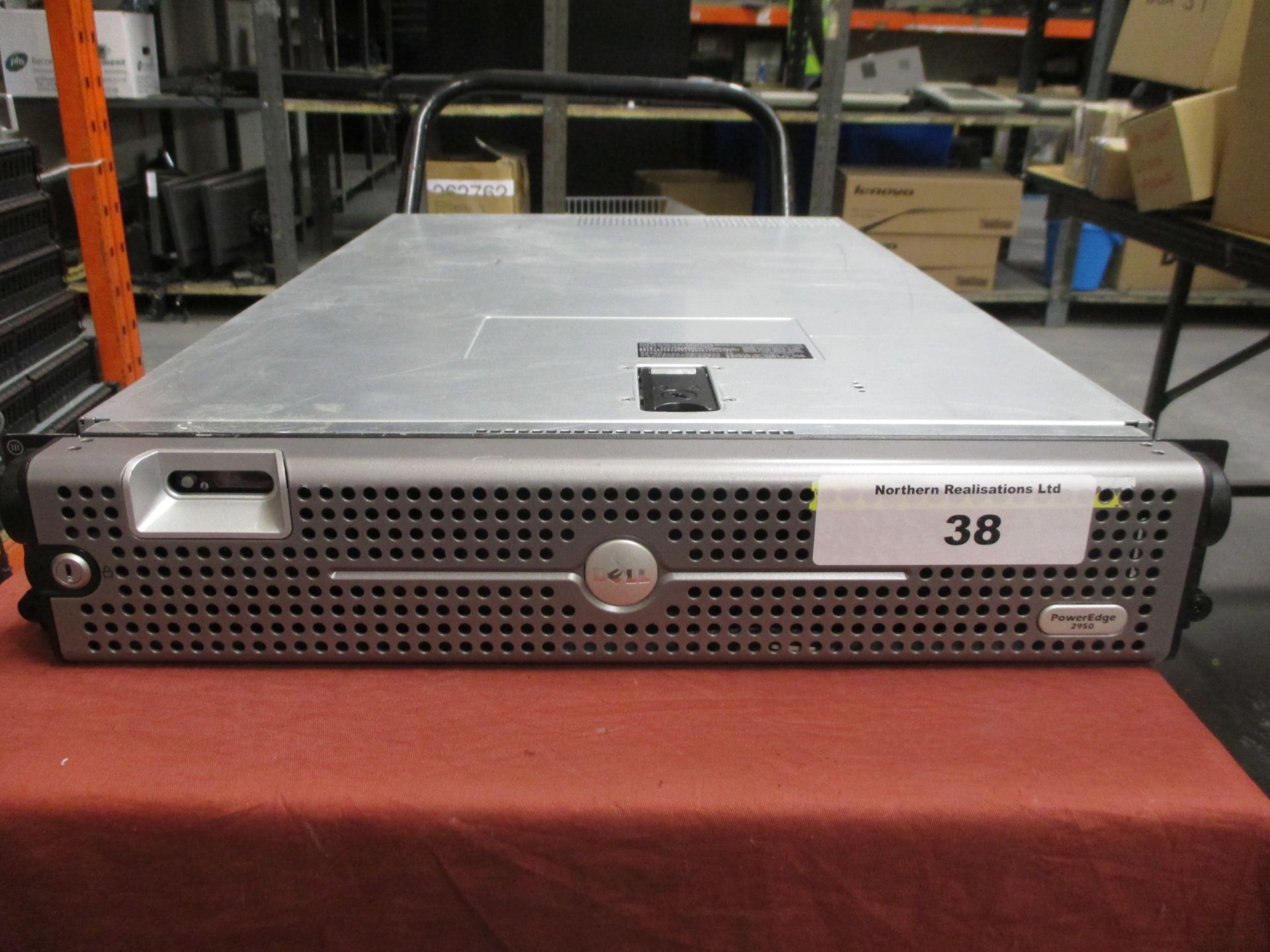 DELL POWEREDGE 2950 2U RACKMOUNT FILESERVER, QUAD CORE 2.33GHZ PROCESSOR , 16GB RAM, 2 X 73GB 3.5"