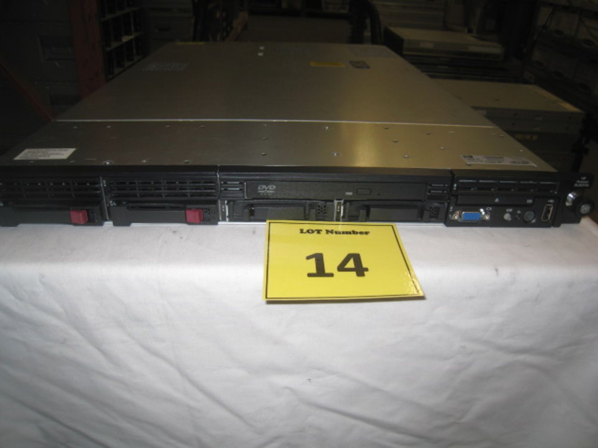 HP DL360 G7 (CASE BADGED G6)1U RACKMOUNT FILESERVER. 2 X QUAD CORE 2.53GHZ PROCESSORS (E5630), 8GB