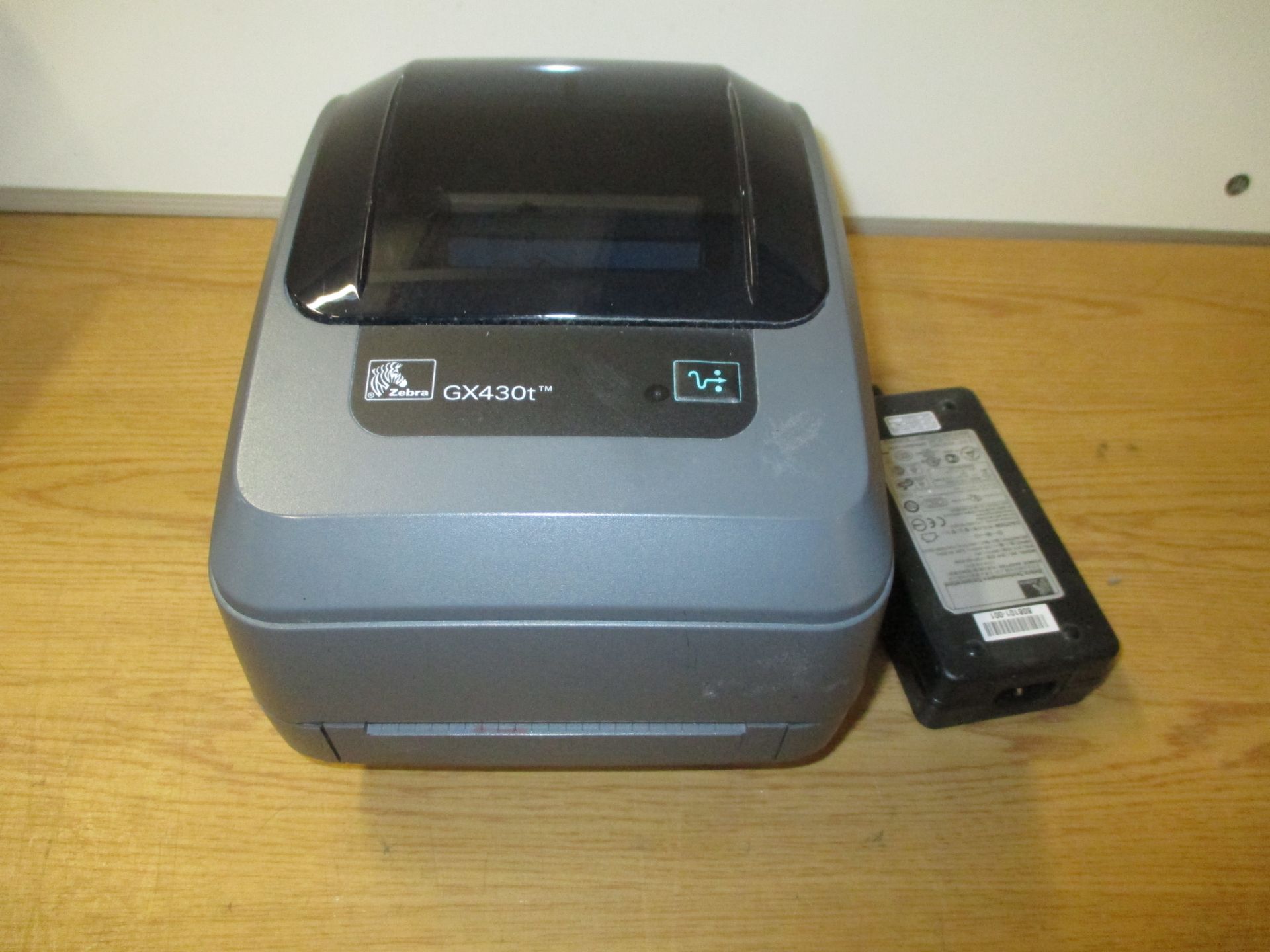 ZEBRA GX430t LABEL PRINTER WITH PSU.