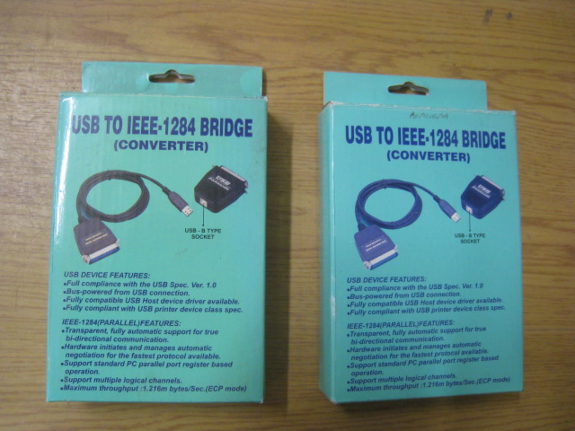 2 X BOXED USB TO IEEE-1284 BRIDGE CONVERTERS