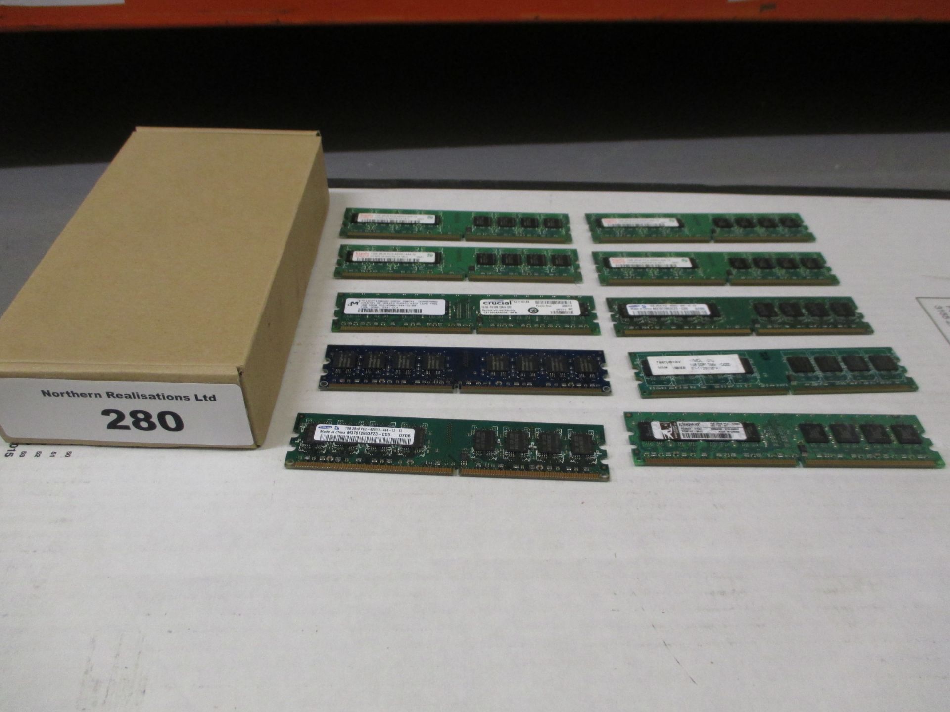 10X 1GB DDR2 (PC2-4200U) DESKTOP MEMORY