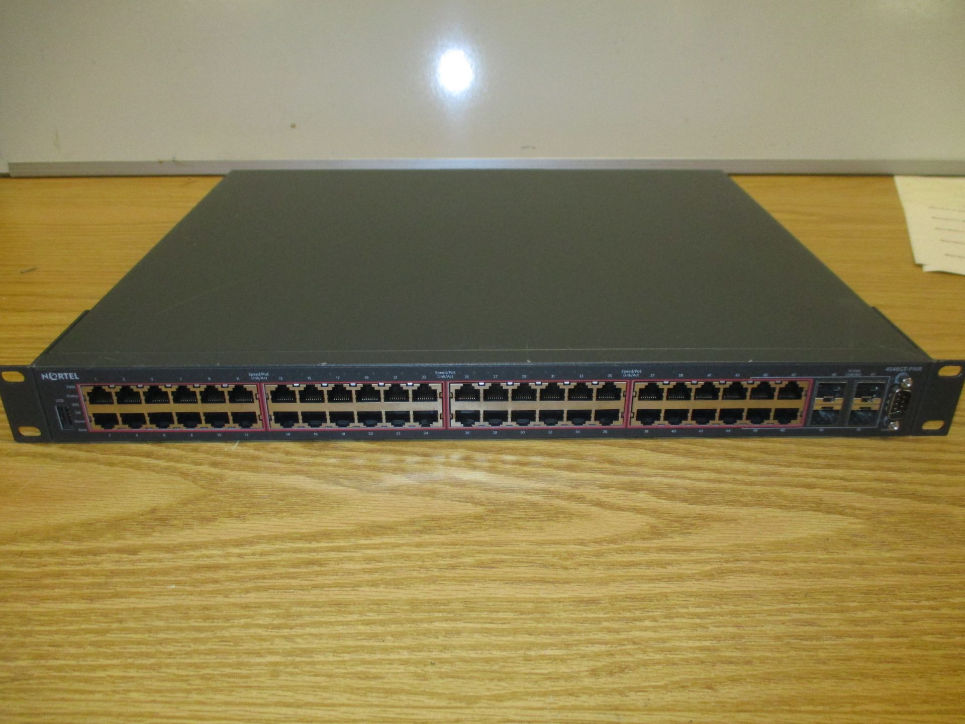 NORTEL 4548GT-PWR AL4500A14-E6 48-Port Gigabit 10/100/1000 PoE Switch